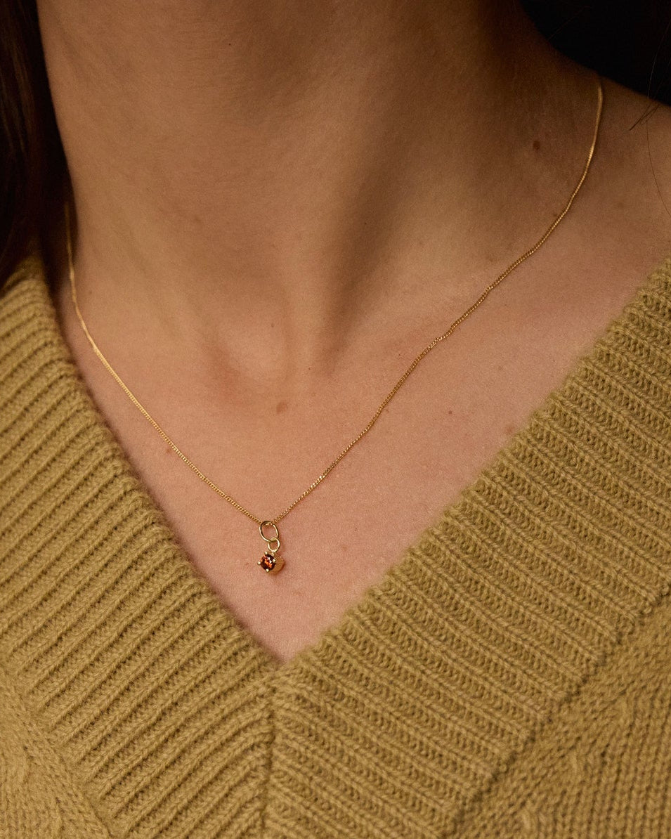De vier jaargetijden hanger 14k