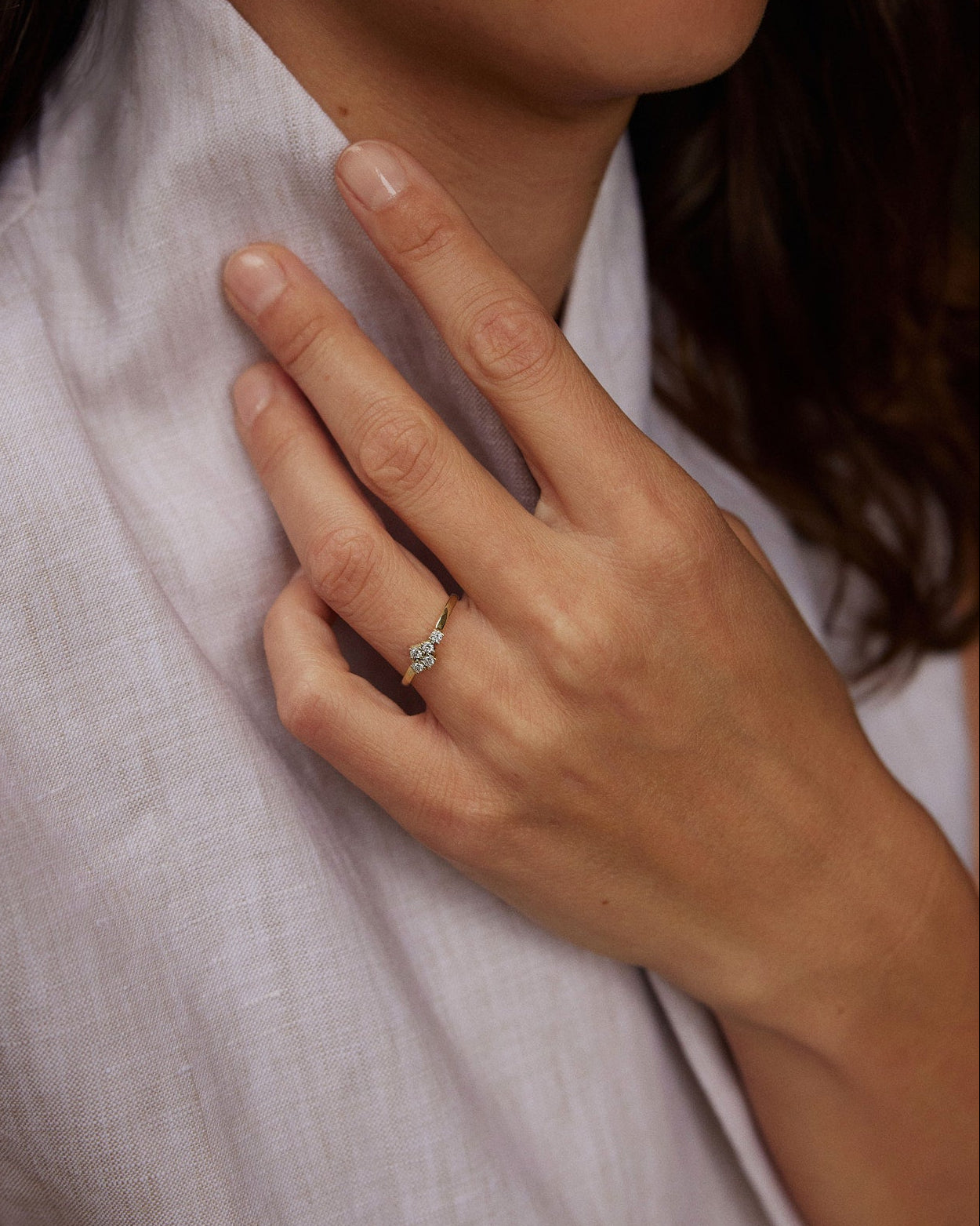 Ring 14k starlight aurora