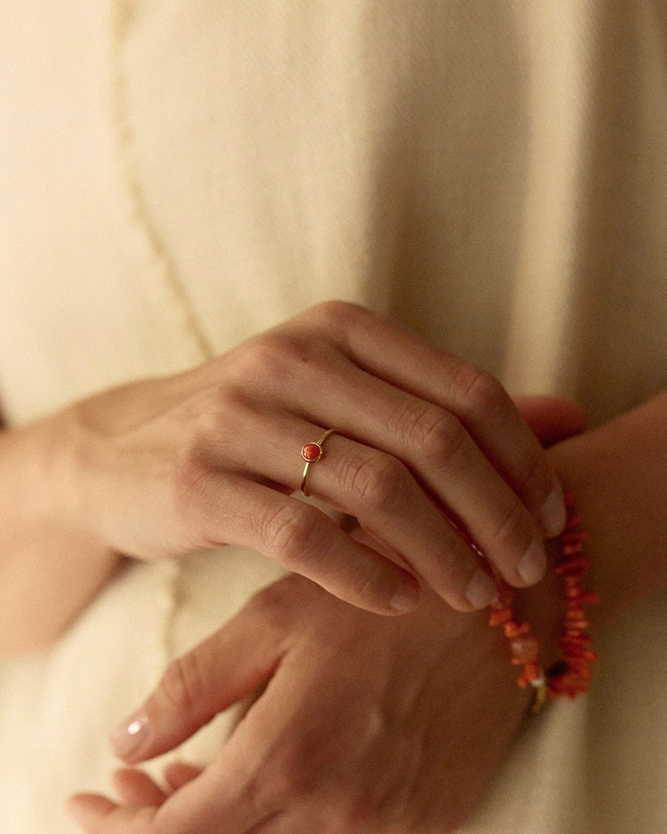 Ring 14k red passion