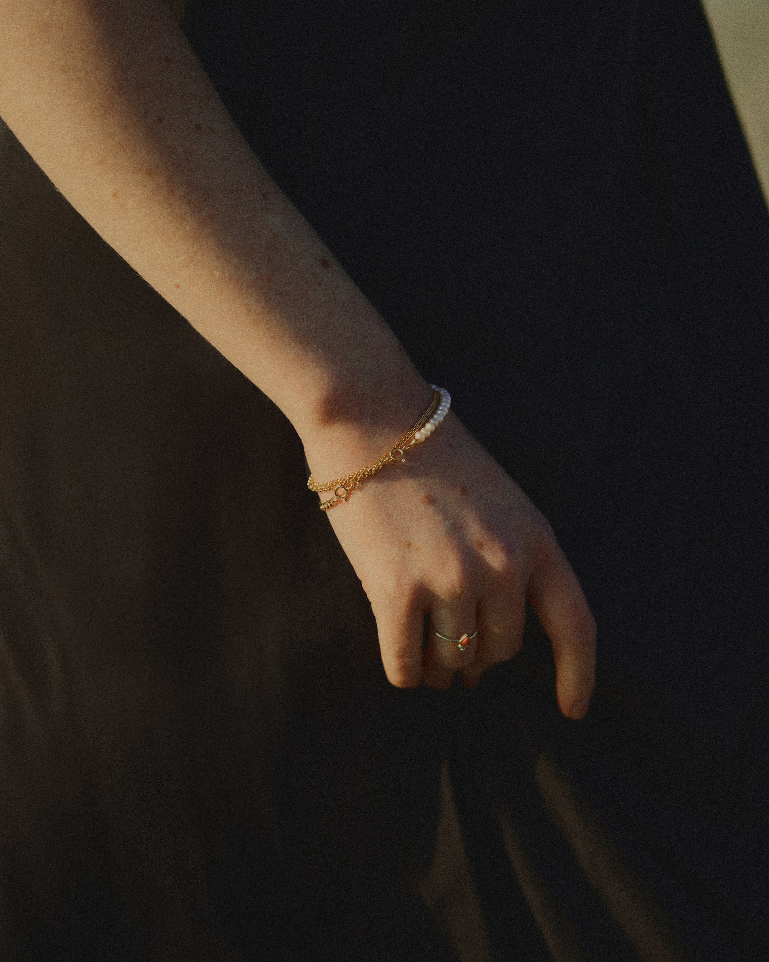 Armband meisje met parel