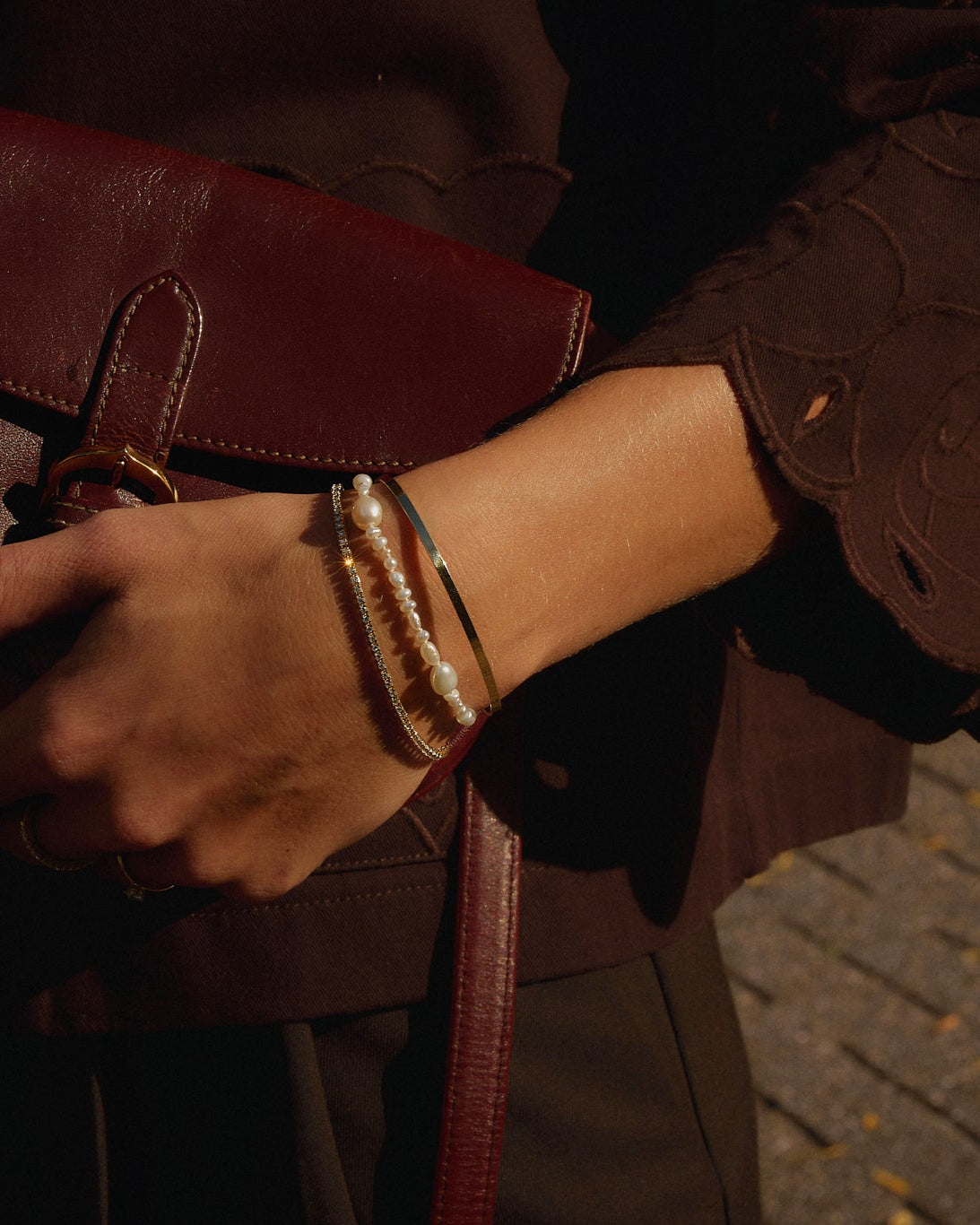 Bracelet 14k golden sea