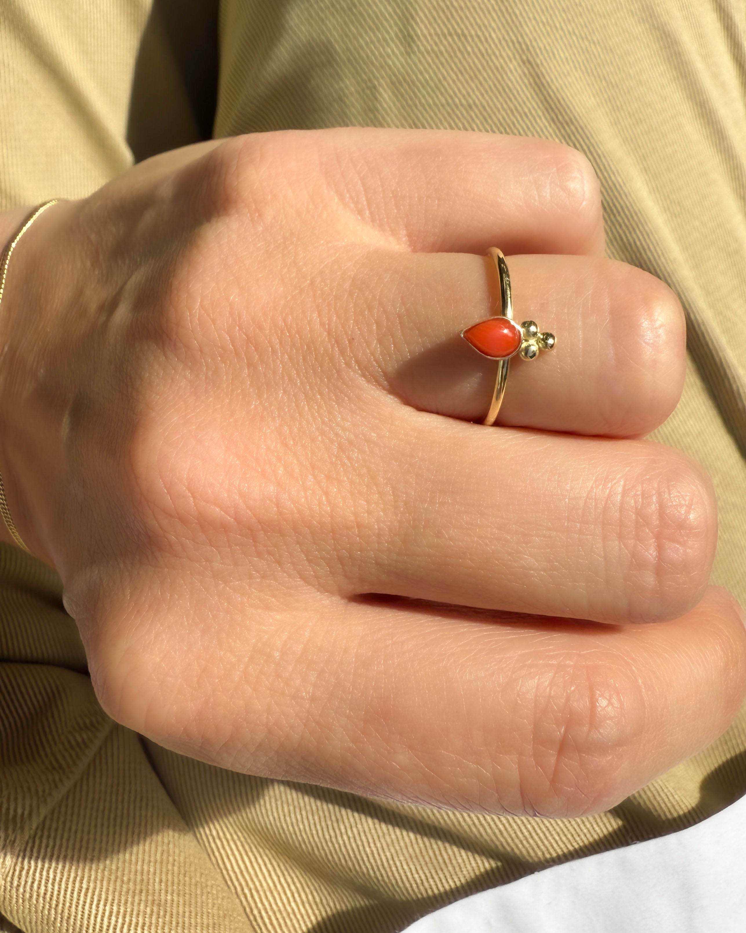 Coralia ring 14k