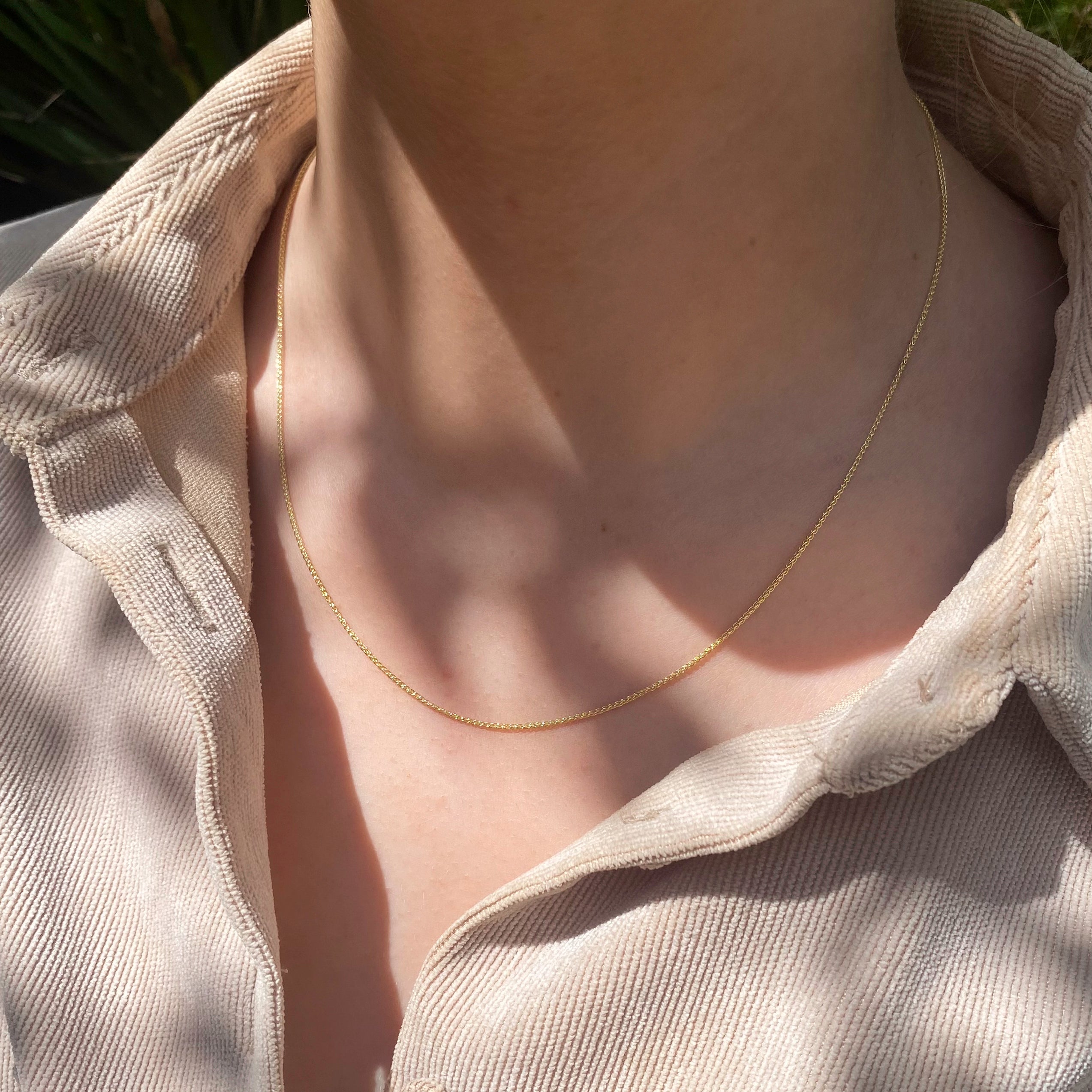 Ketting 14k foxtail
