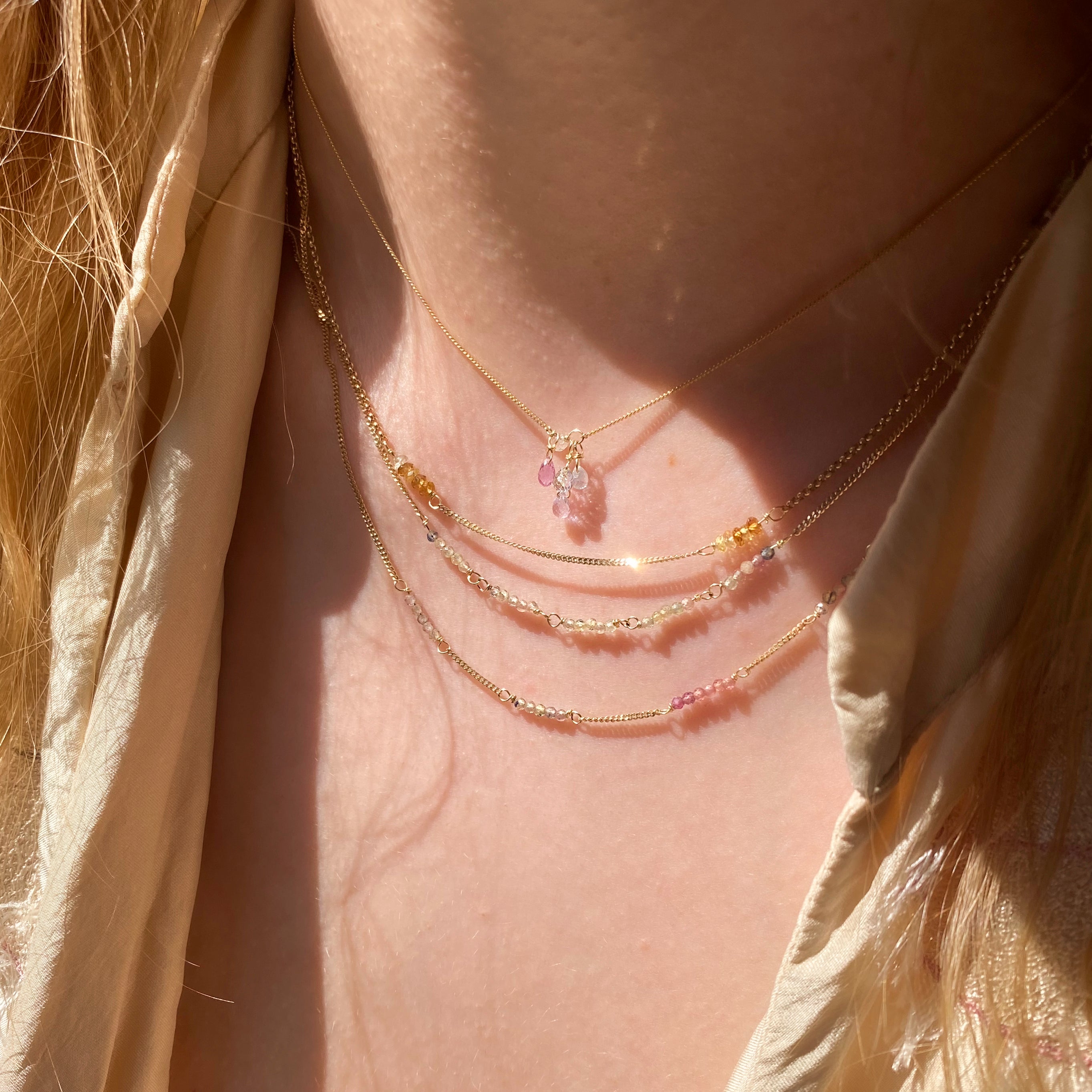 ketting 14k golden hour