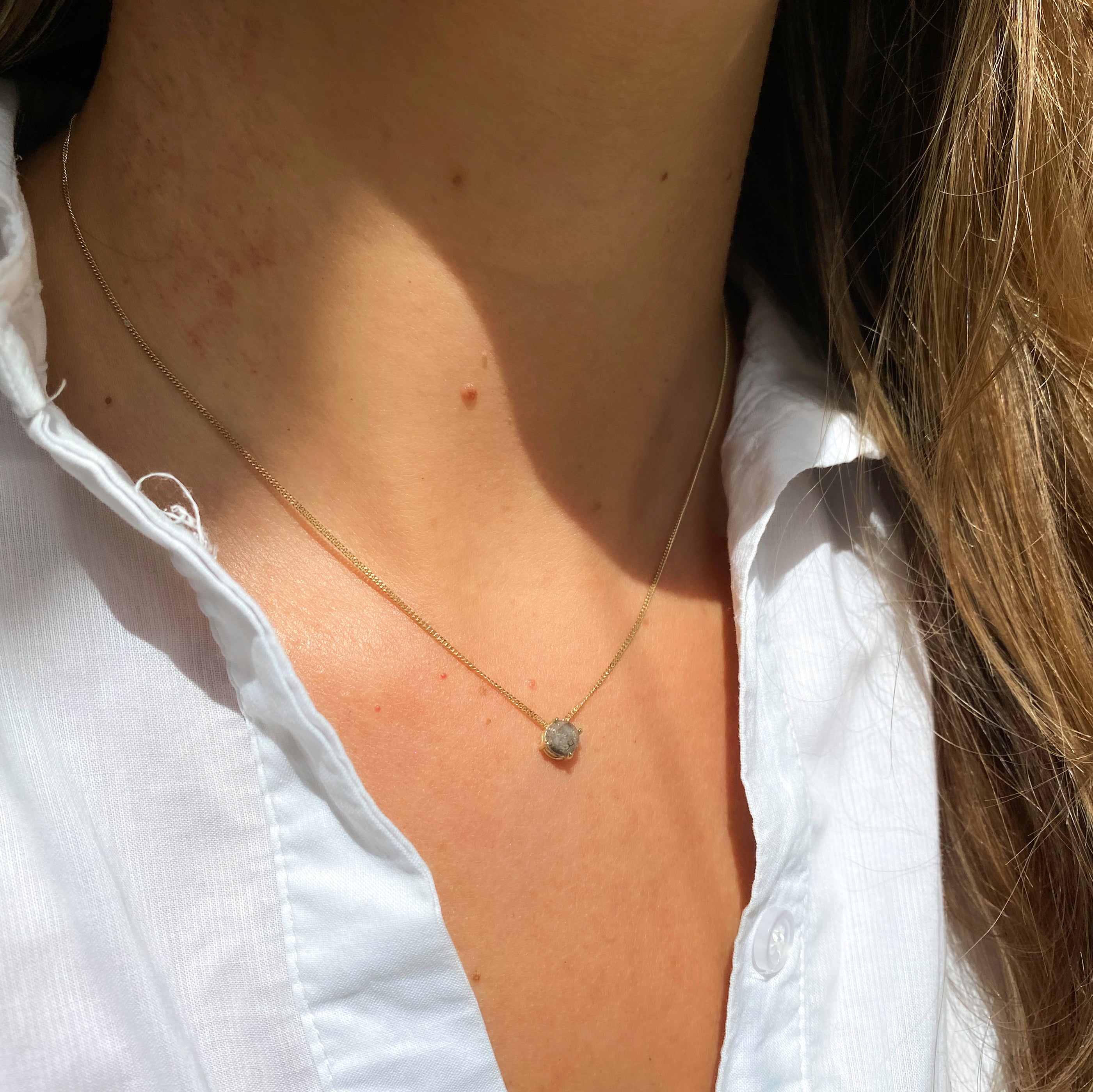 Necklace 14k stardust