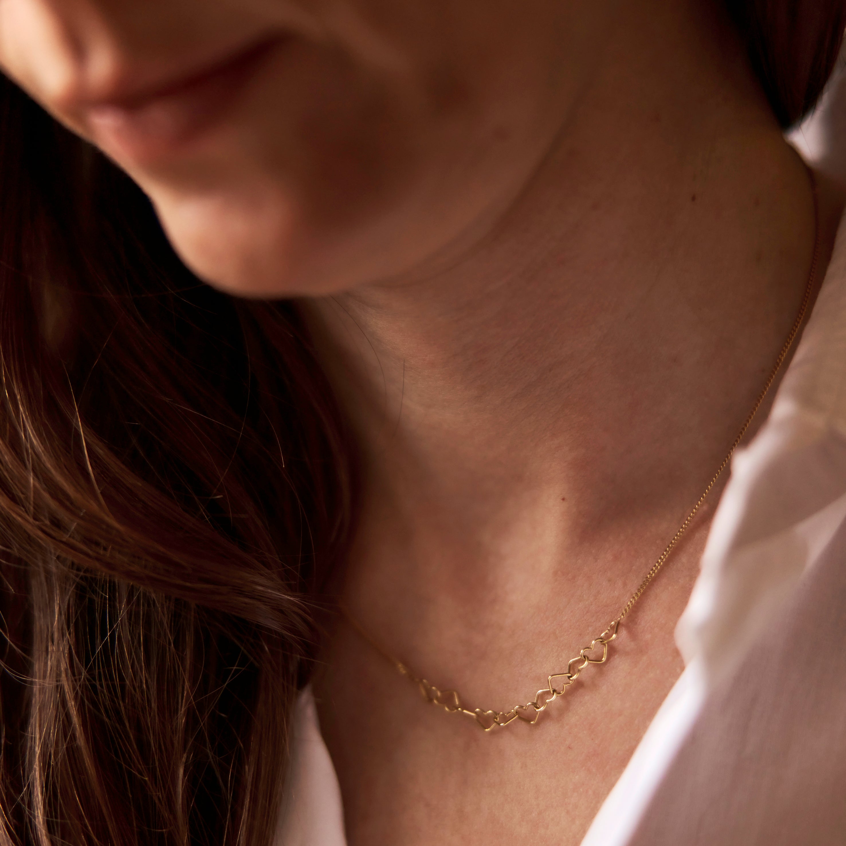 Ketting heart on fire
