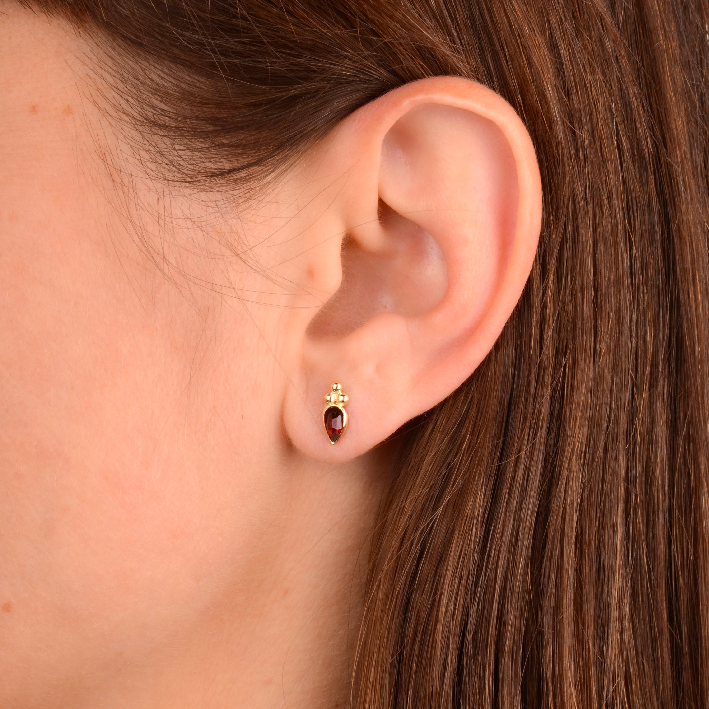 Oorbel 14k amour