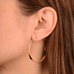 Earrings 14k moon