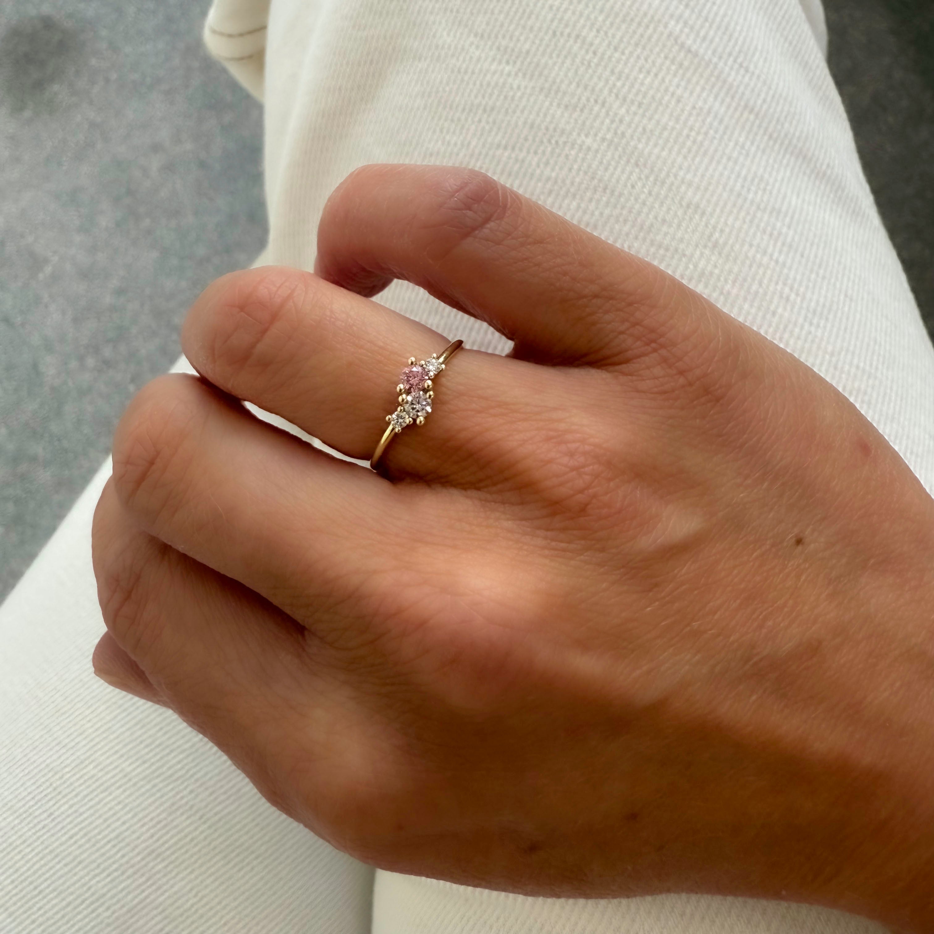 Ring 14k pink blush