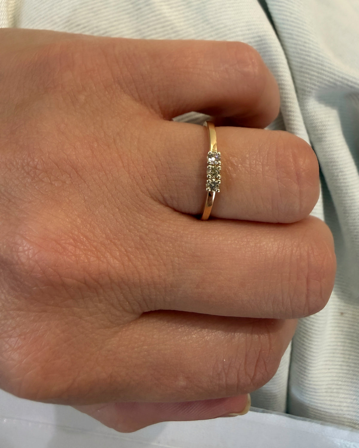 Ring 14k three little birds