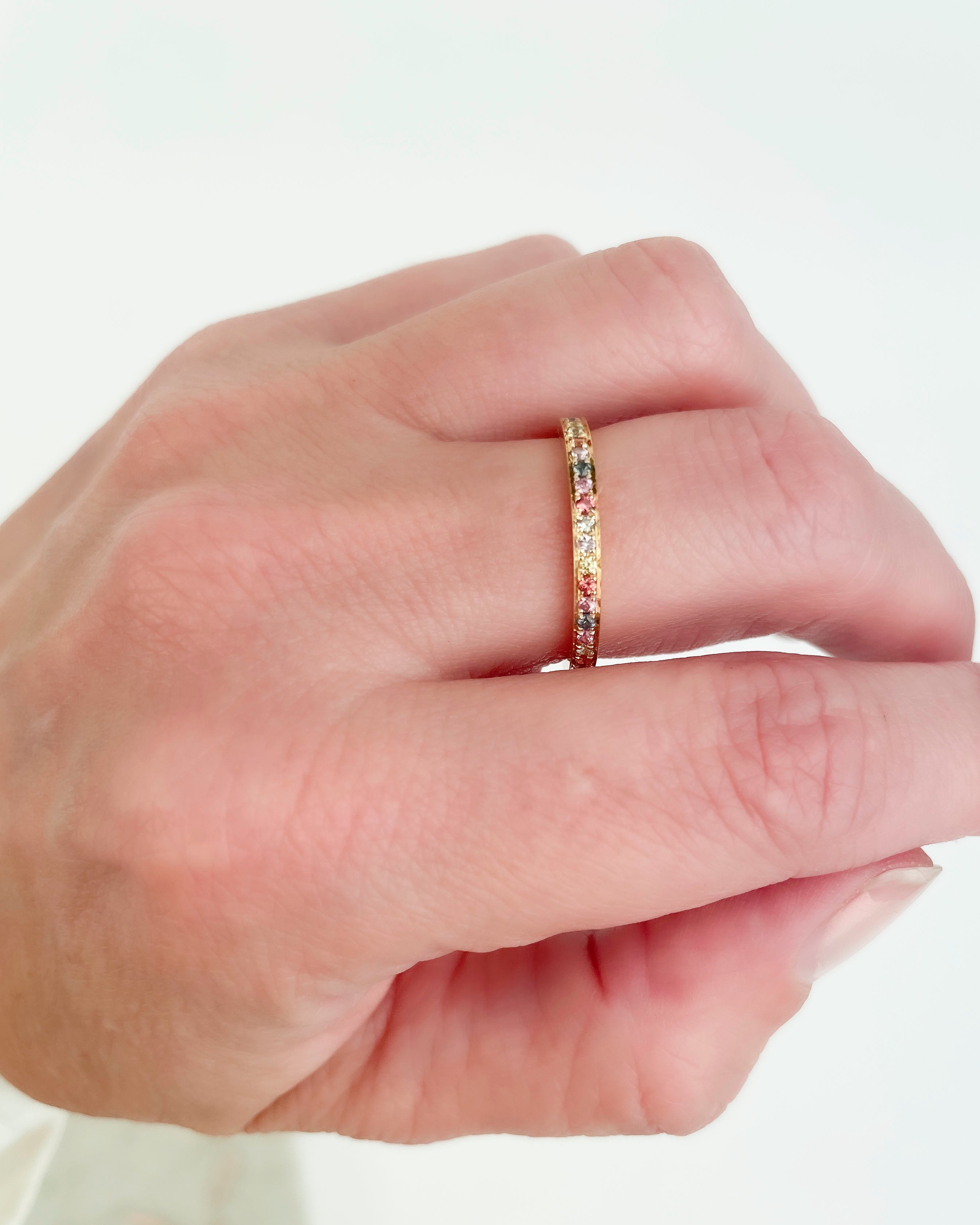 Ring 18k rainbow
