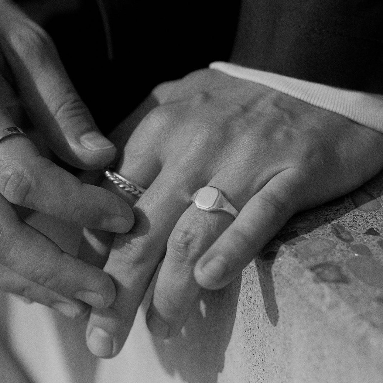 Ring slate signet