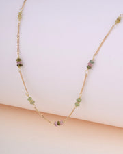 ketting 14k colorful