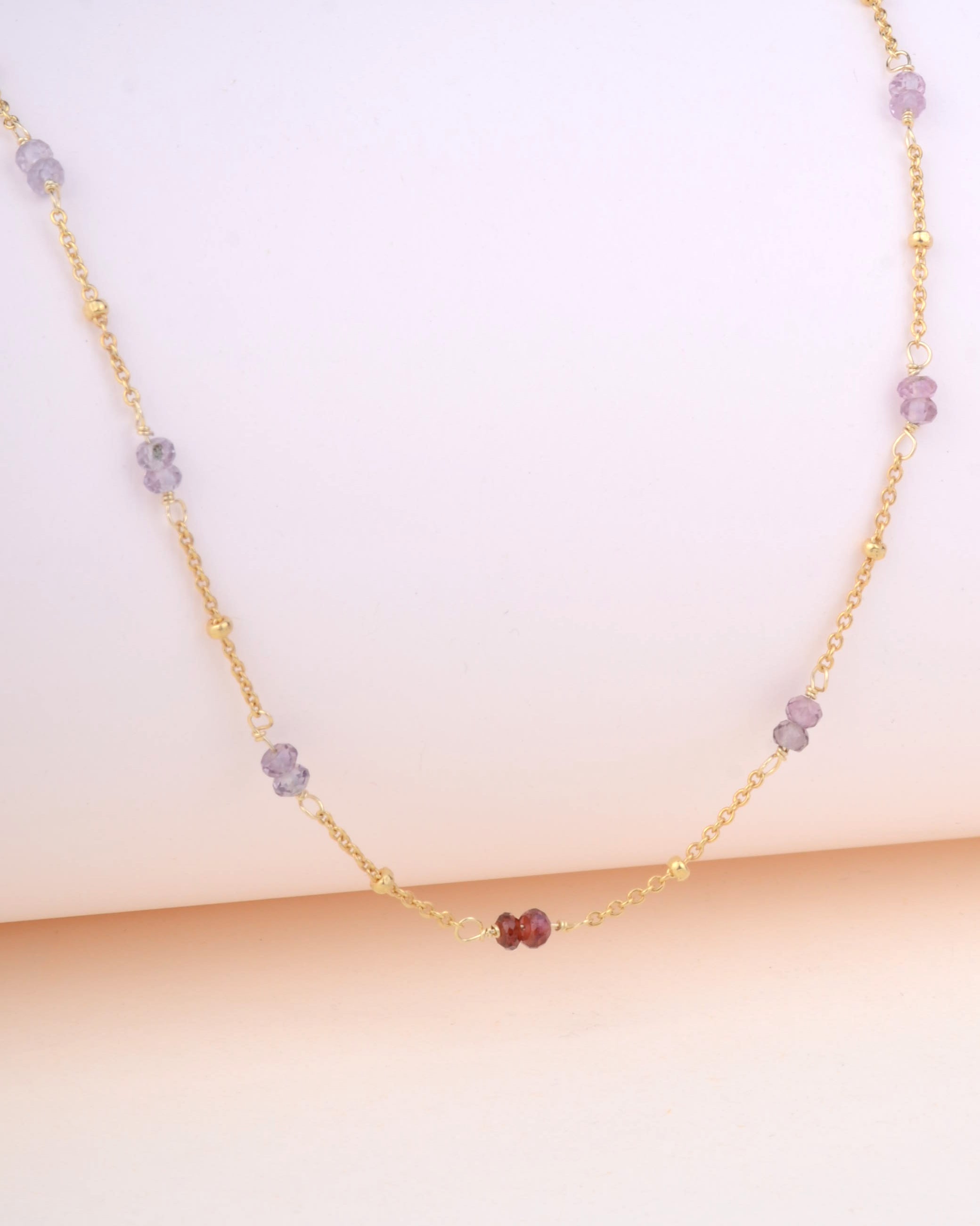 ketting 14k colorful