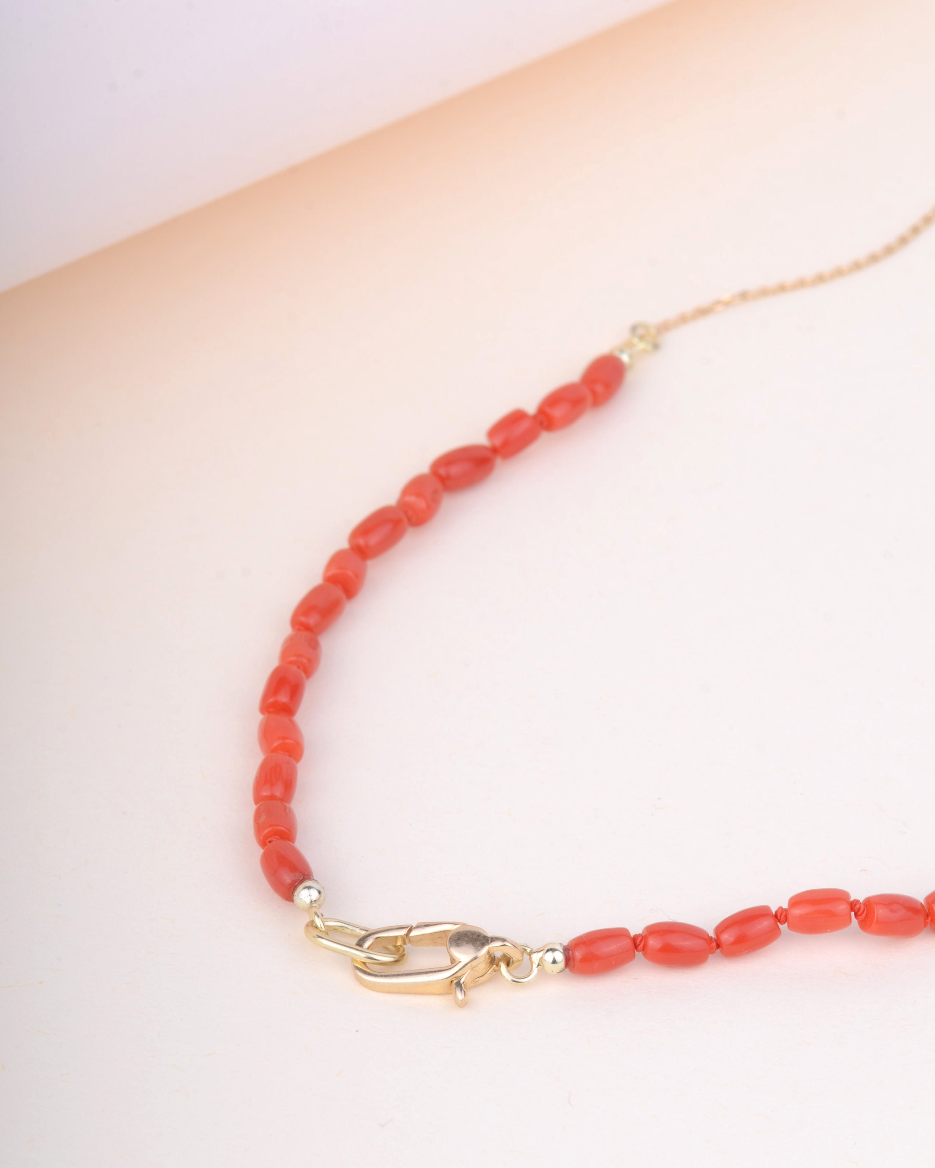 Ketting lady in red 14k