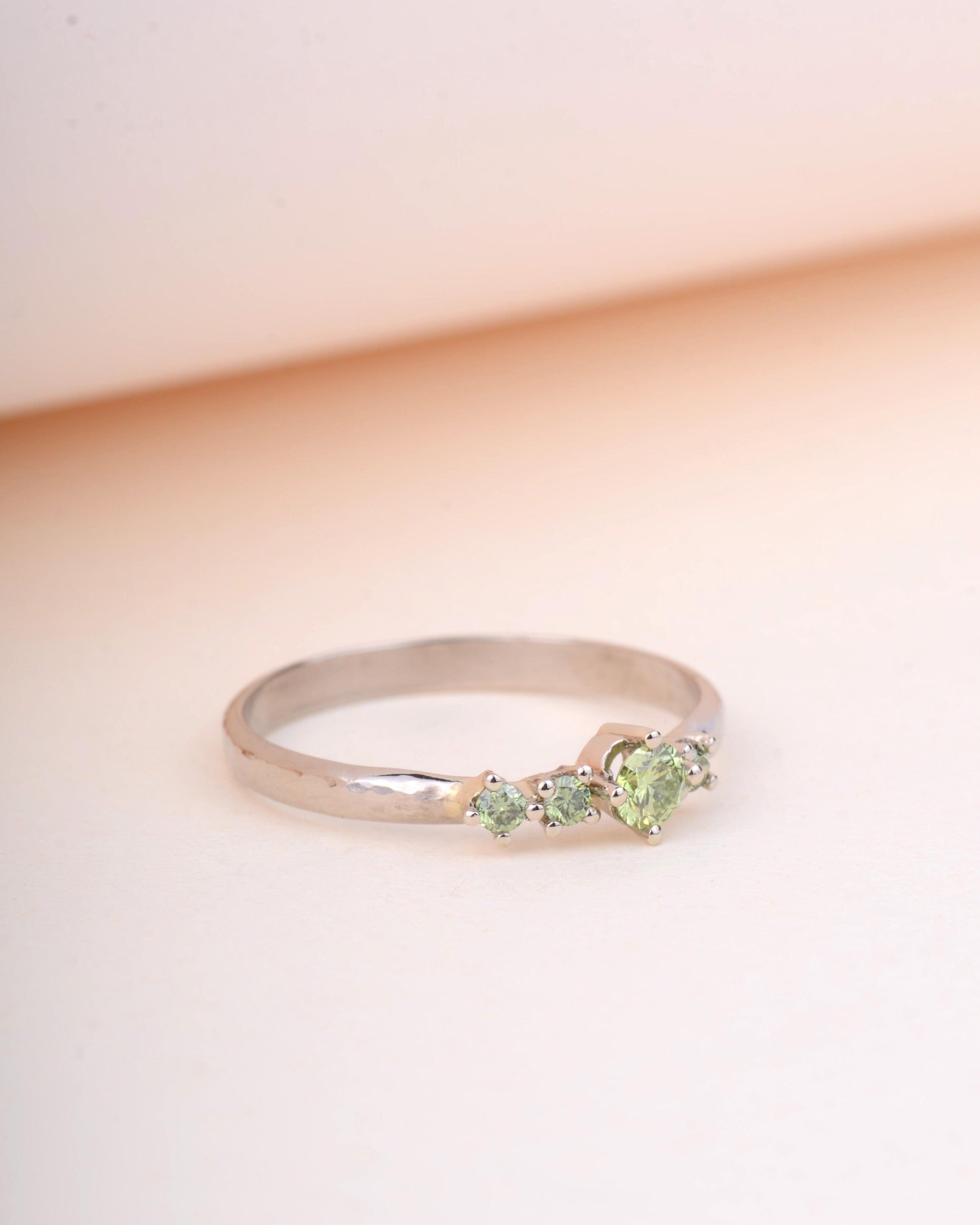 Ring green muse 14k