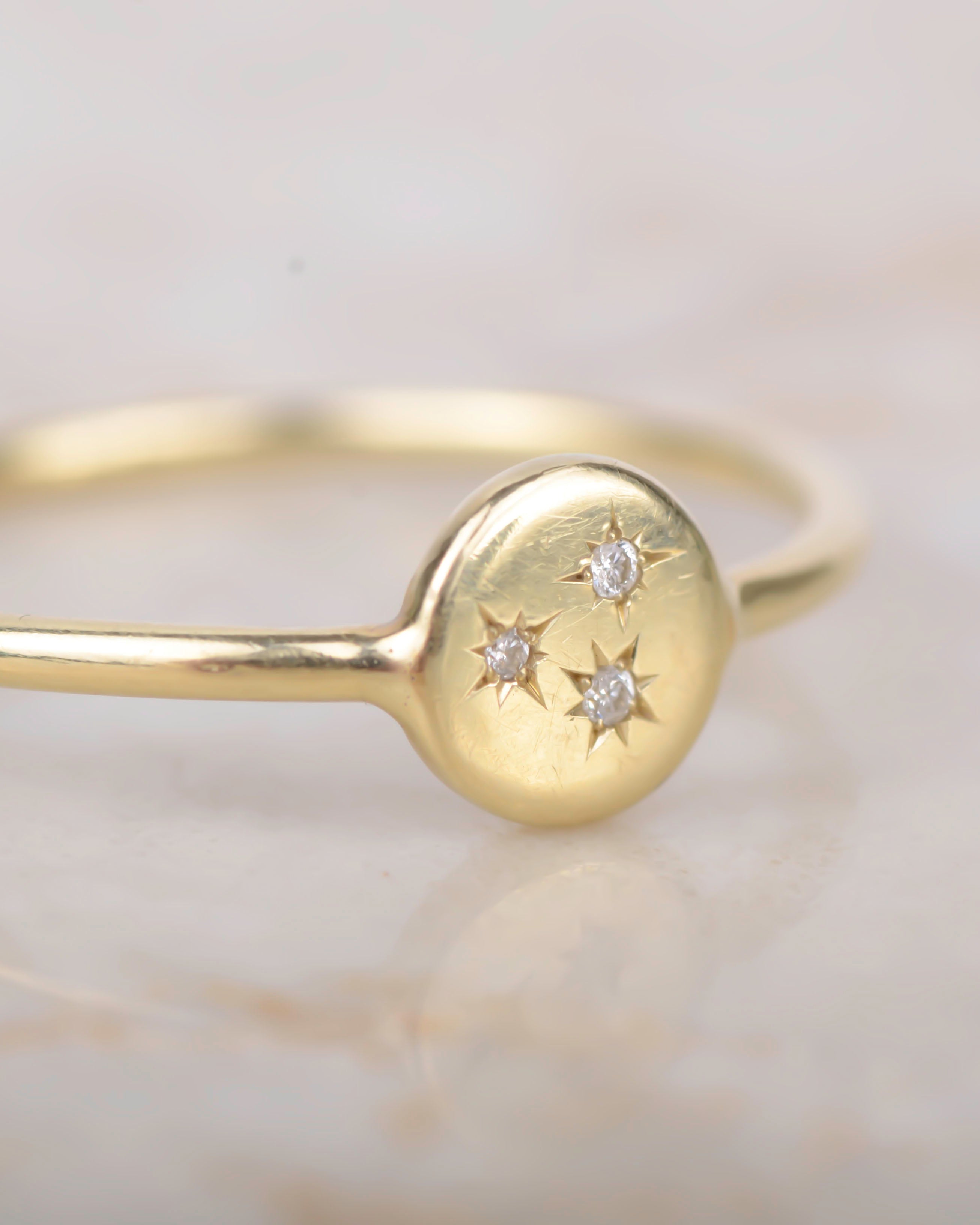 Astro ring 14k