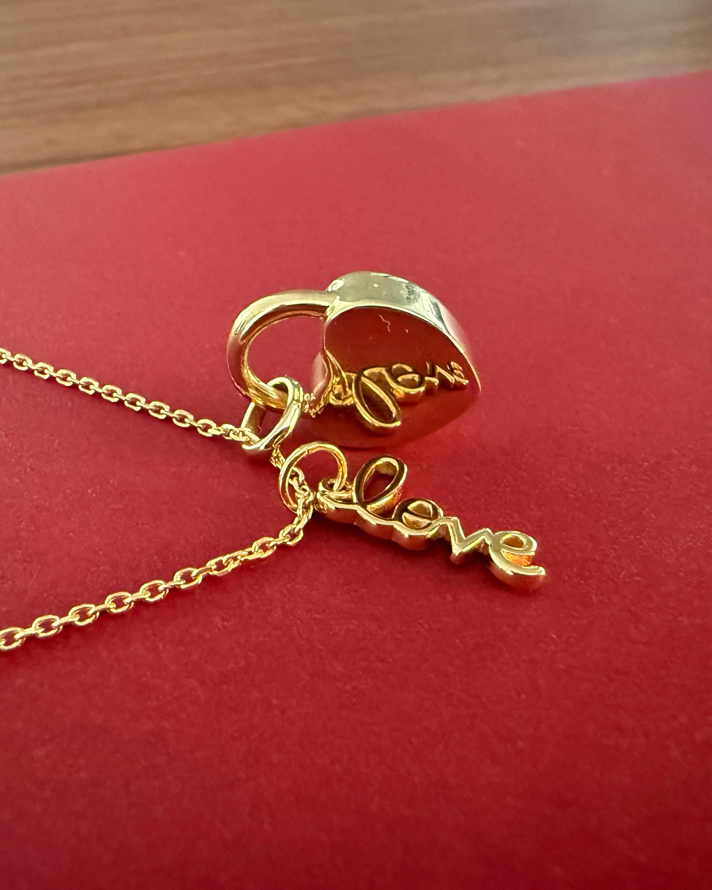 Lucky in love advent giftbox gold-plated