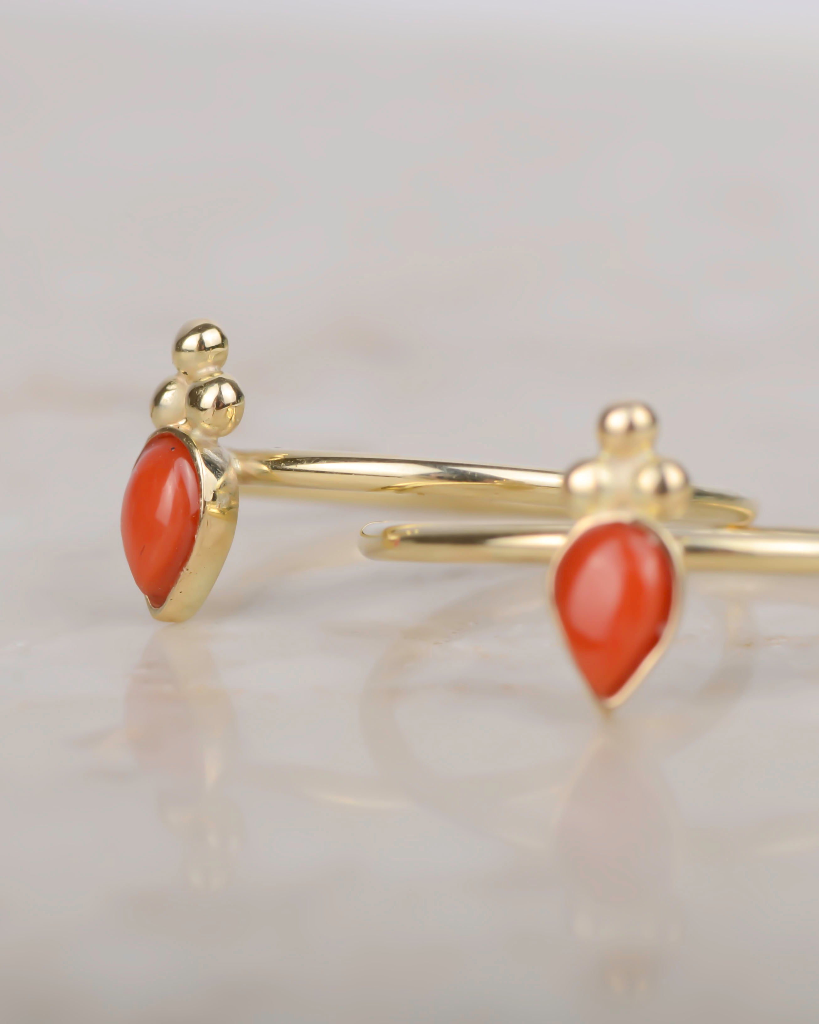 Coralia ring 14k