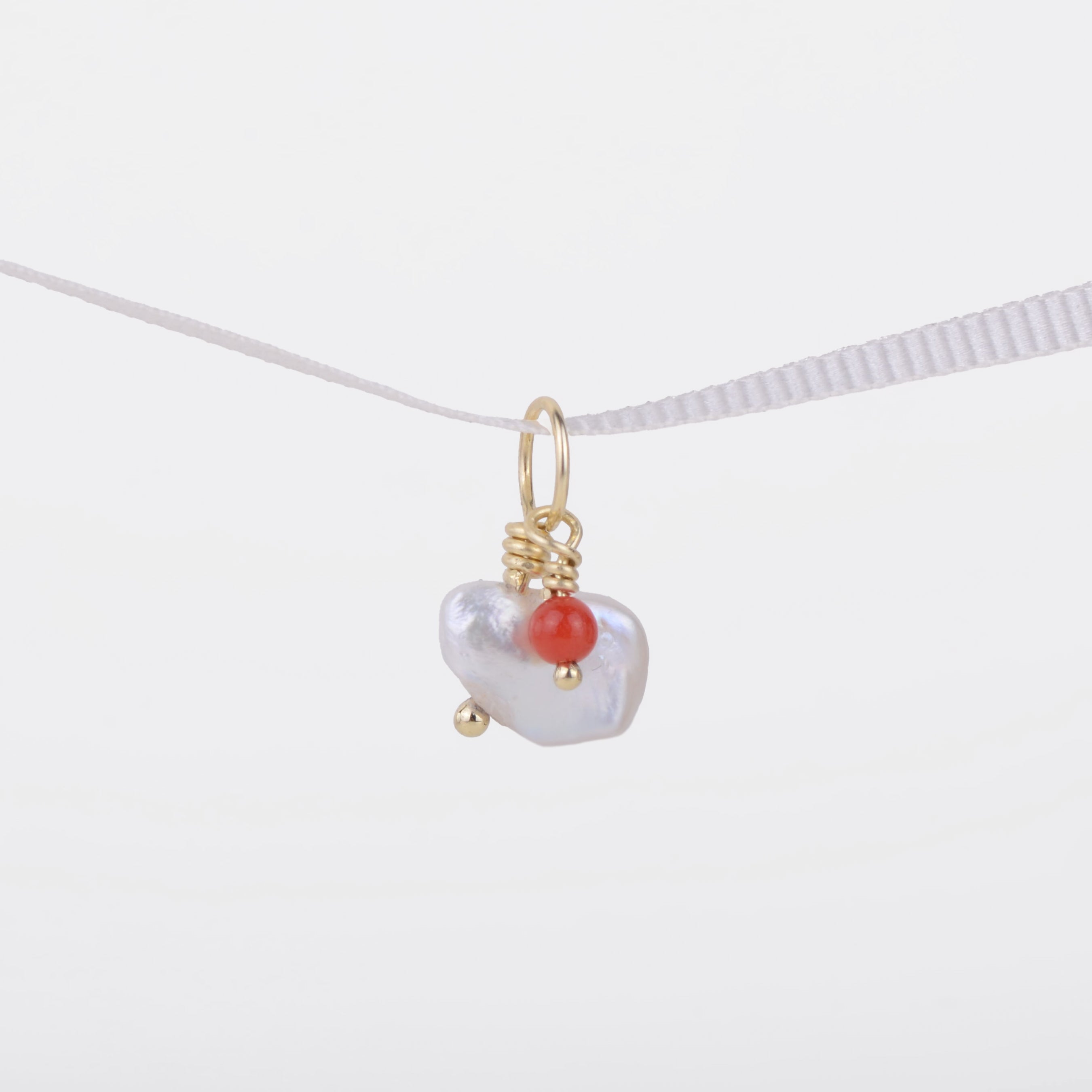Pendant 14k coral cove
