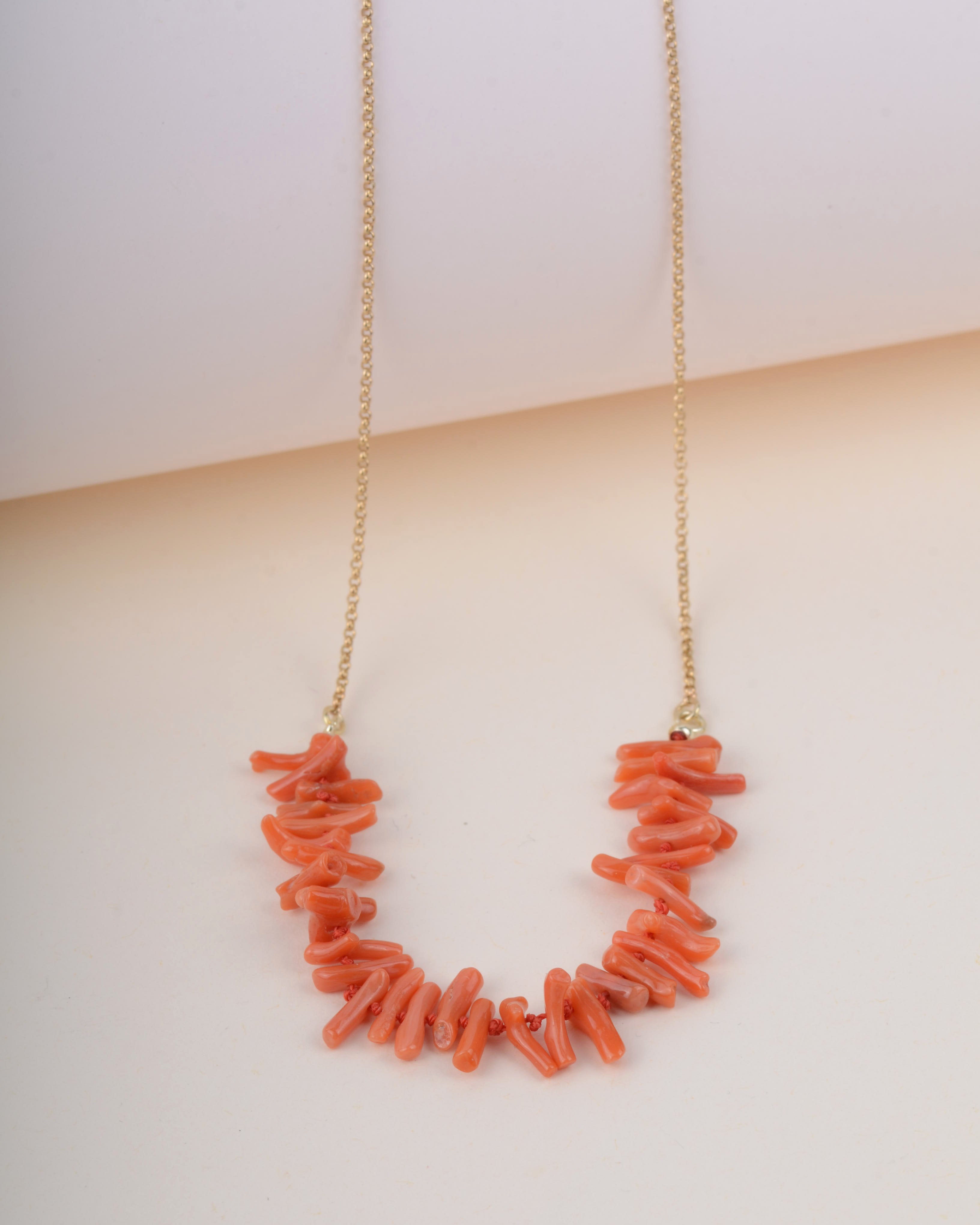 Ketting 14k branches