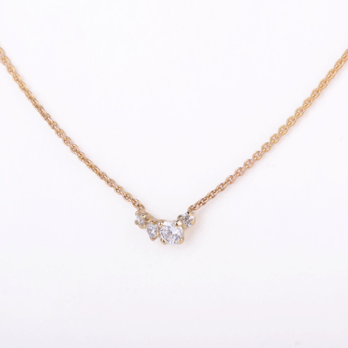 Necklace 14k diamonds are a girl's best friend