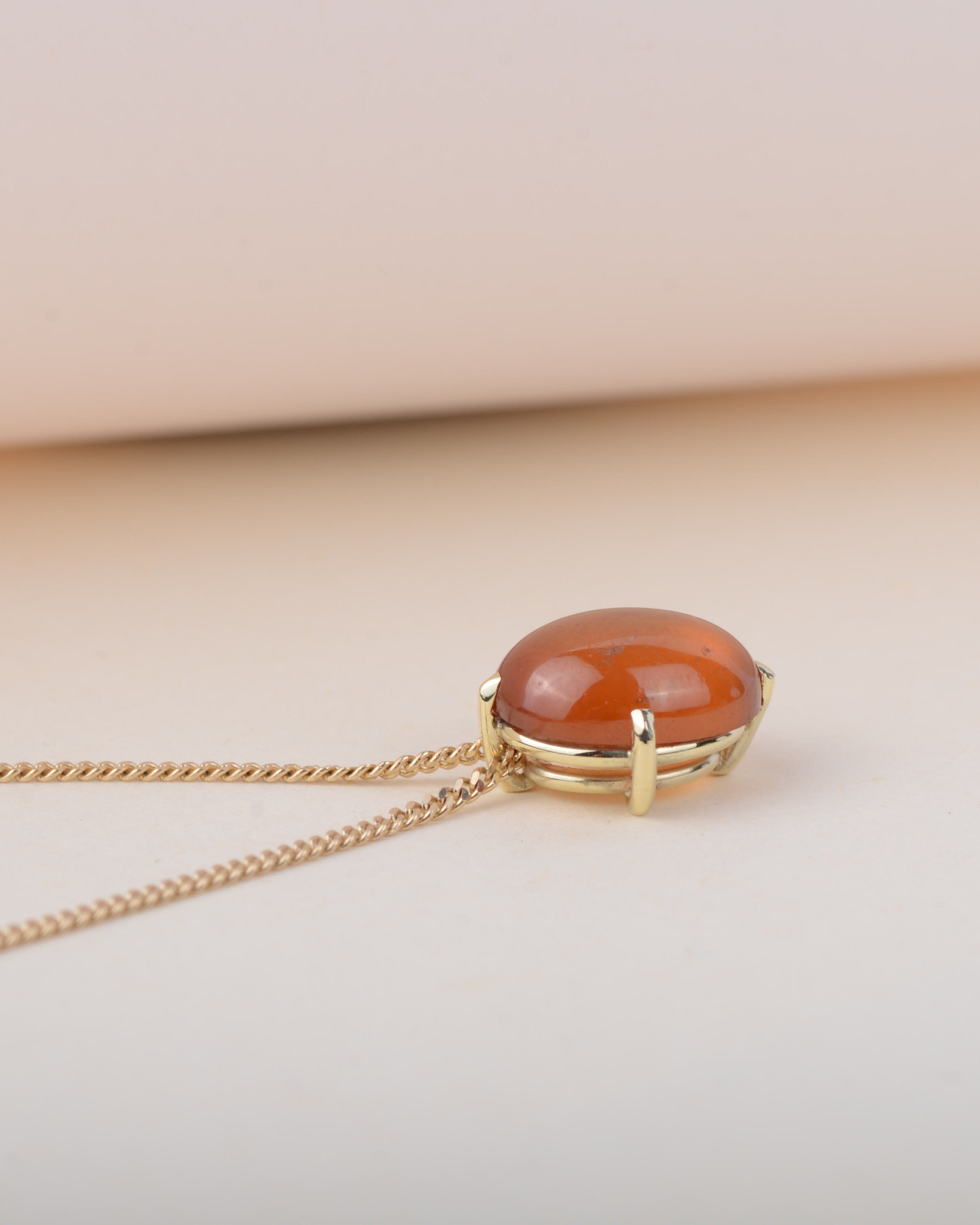 Ketting 14k fall leaf