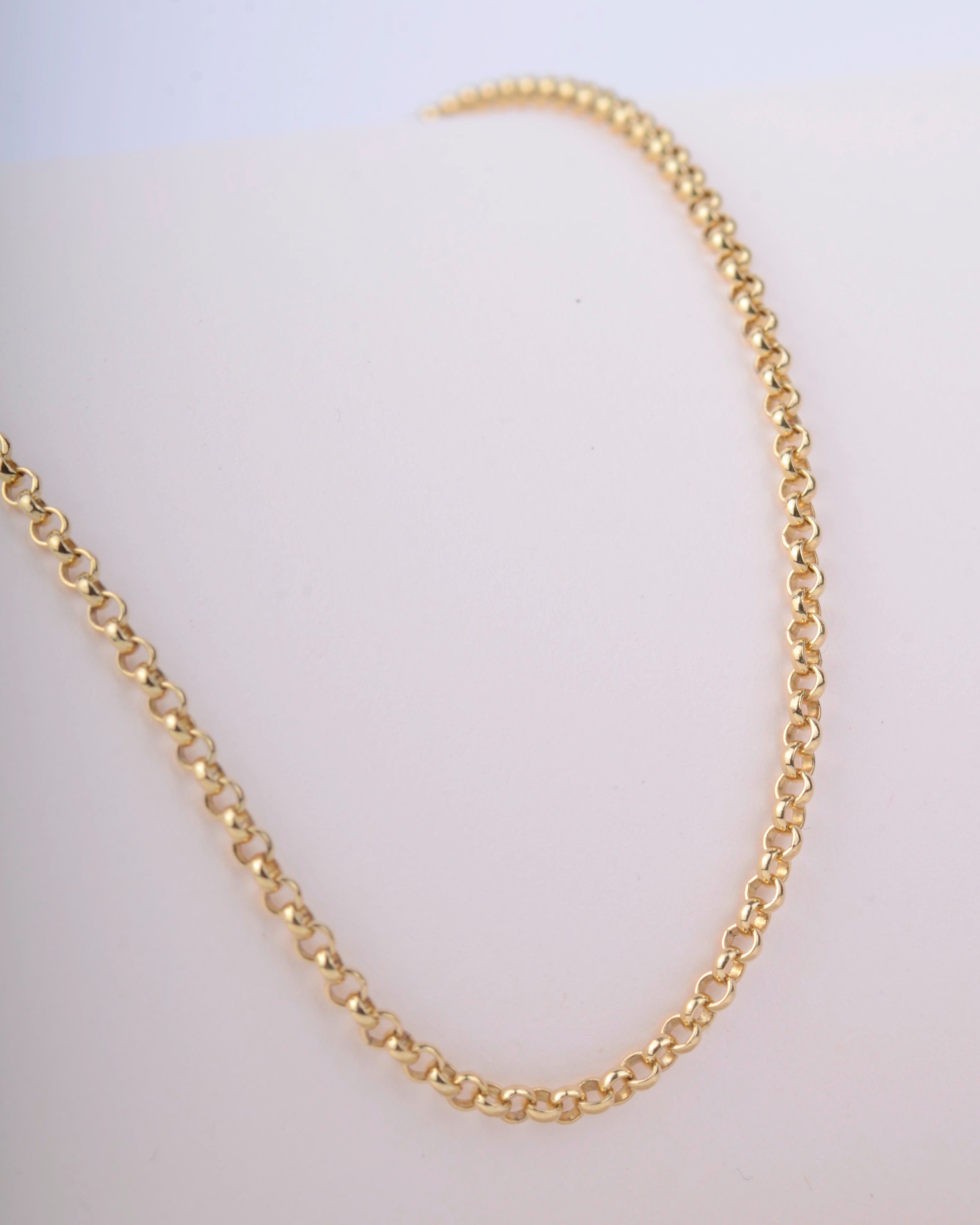 Ketting 14k jasseron