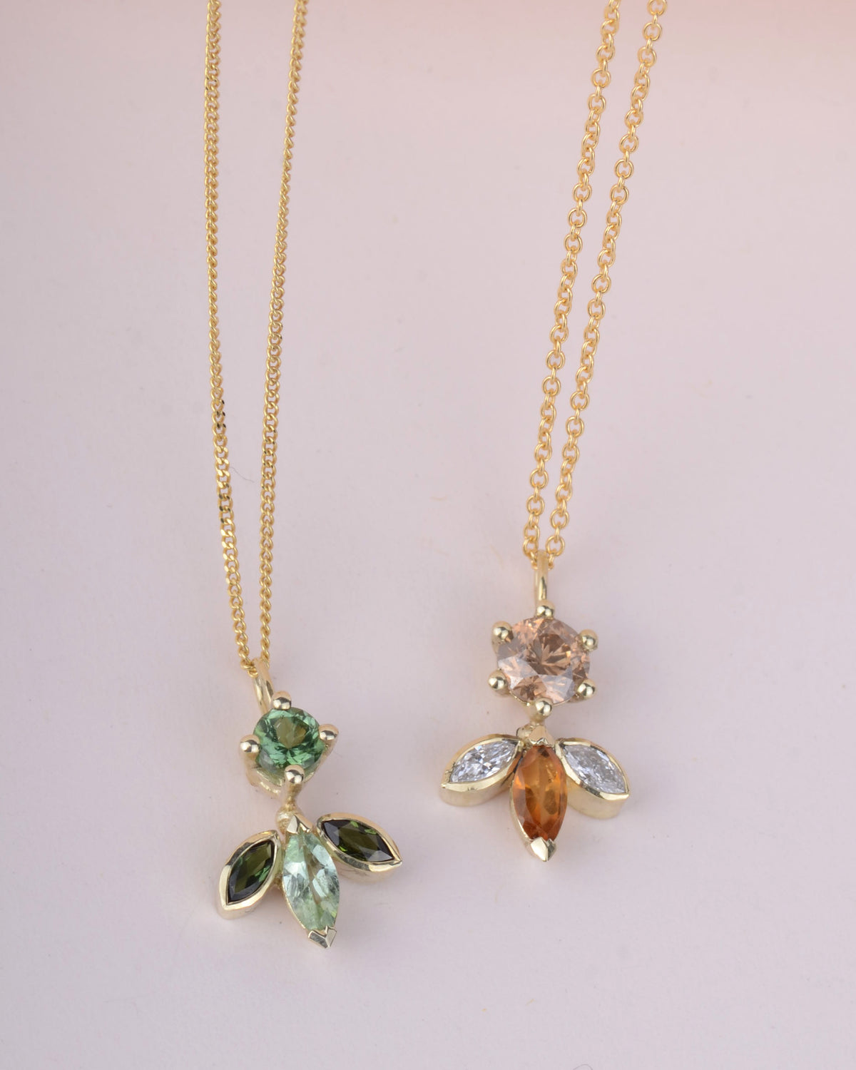 Nature’s whisper ketting 14k