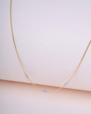 Ketting 14k rough rock