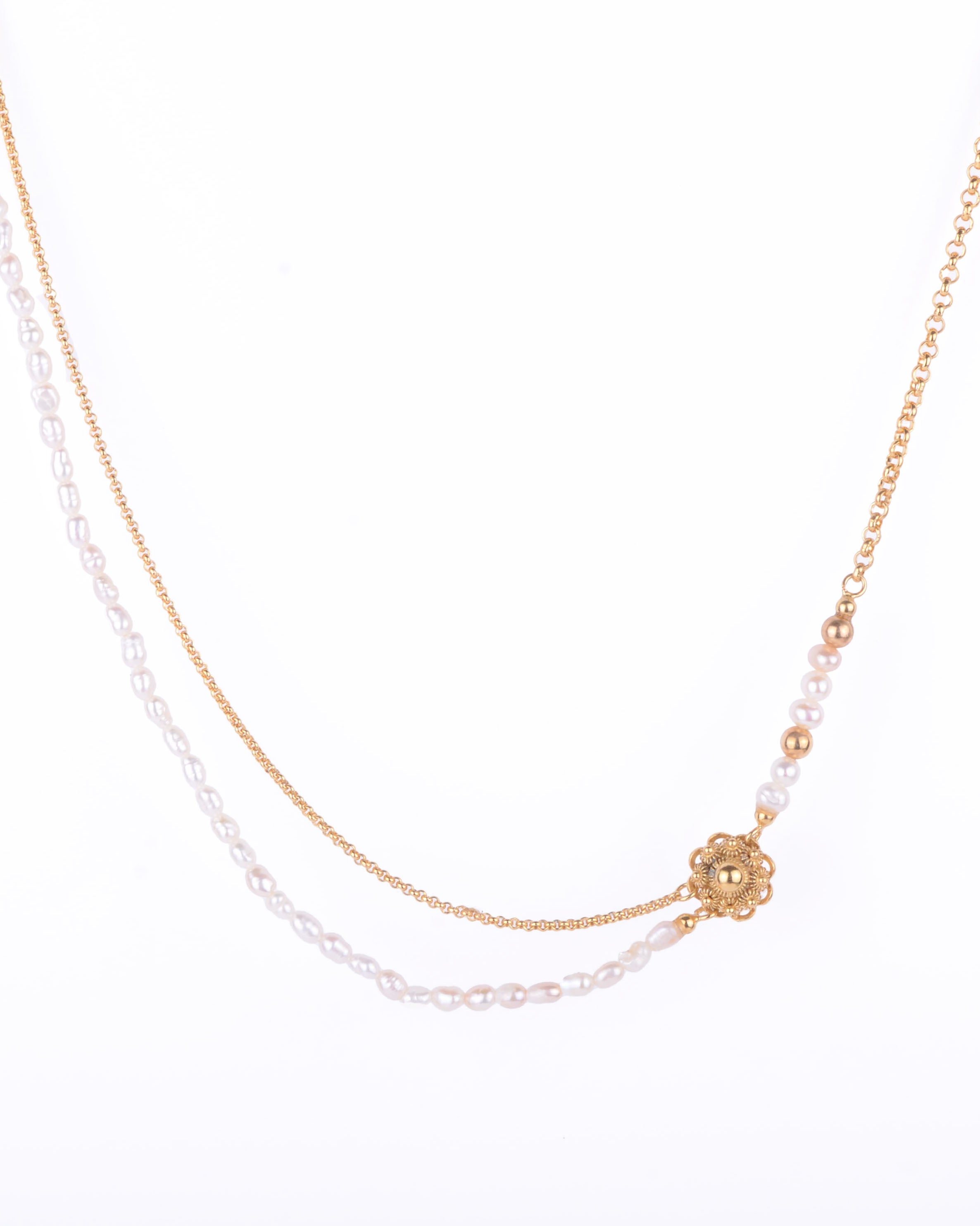 Ketting meisje met parel