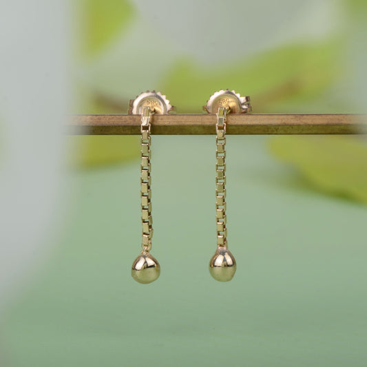Oorbellen 14k buttercup