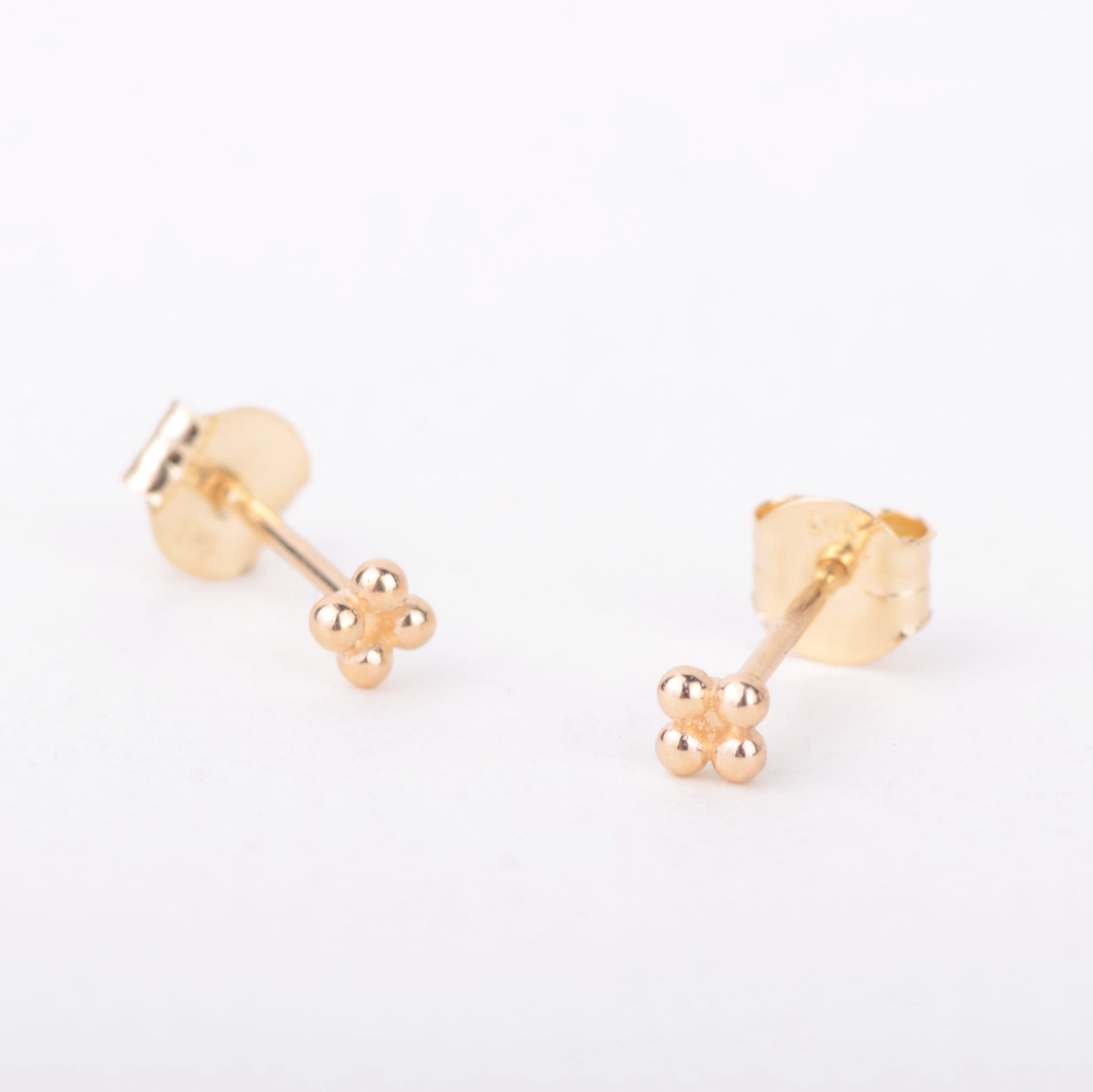 Earrings 14k dots