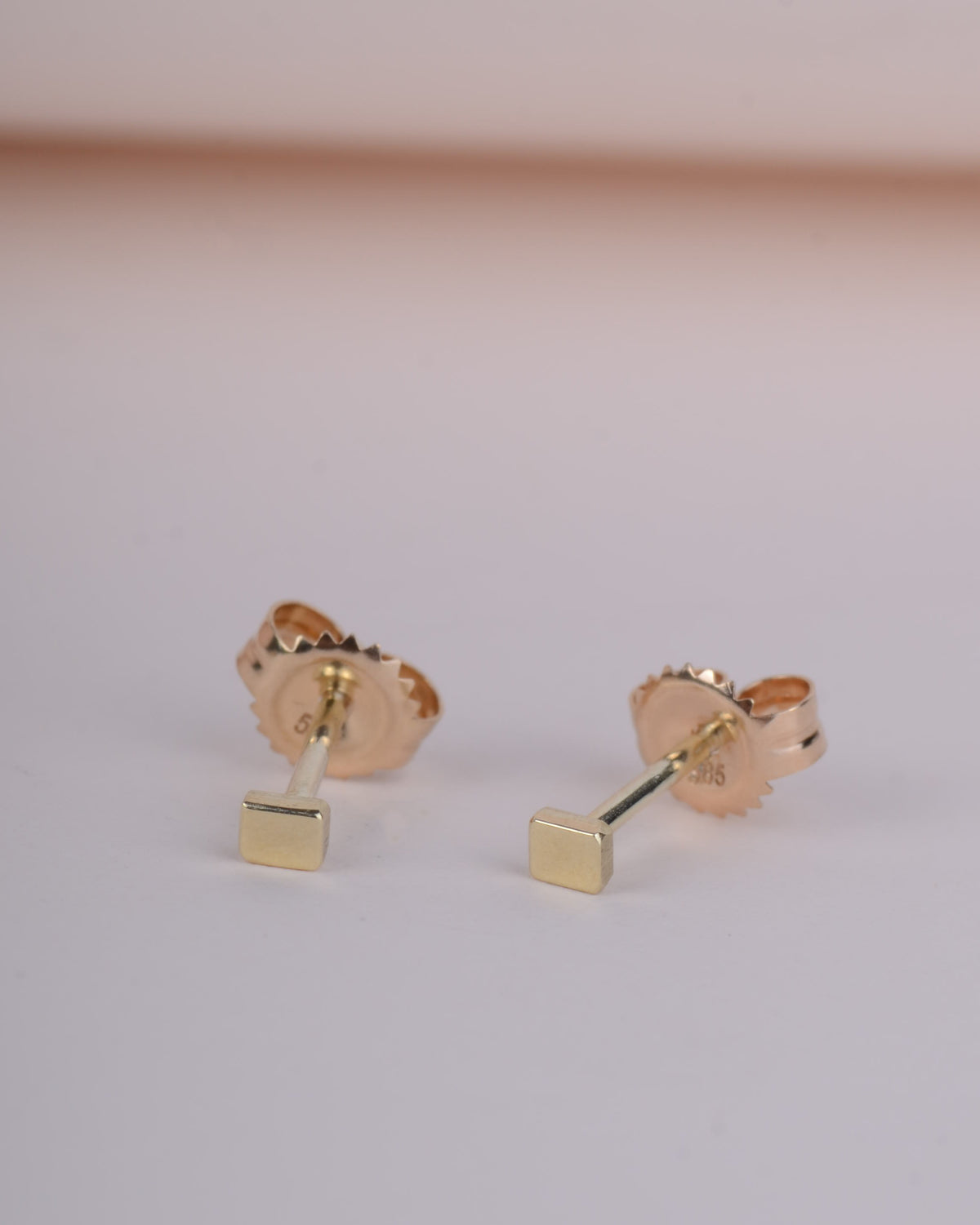 De Rachel Carson oorbellen 14k