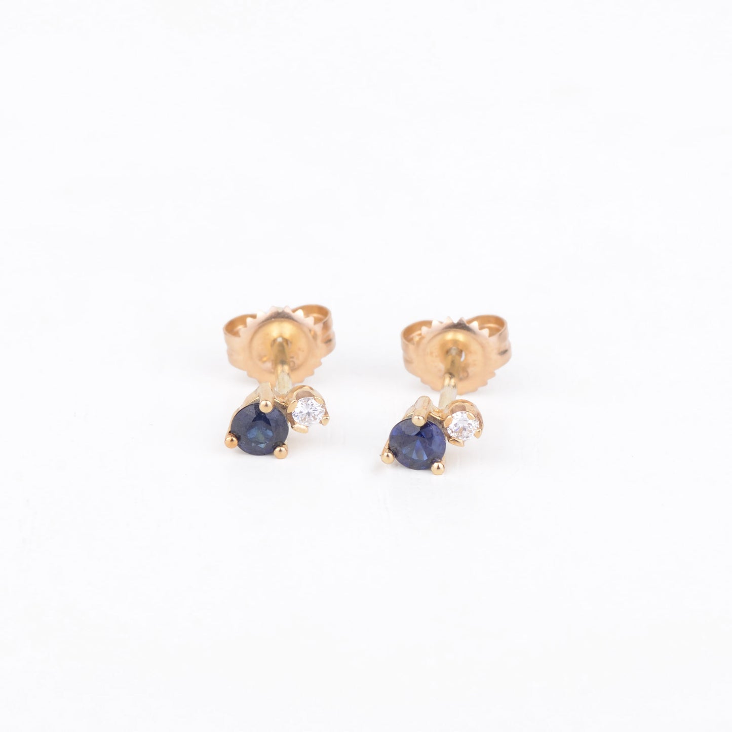 Earrings 14k sparkle indigo