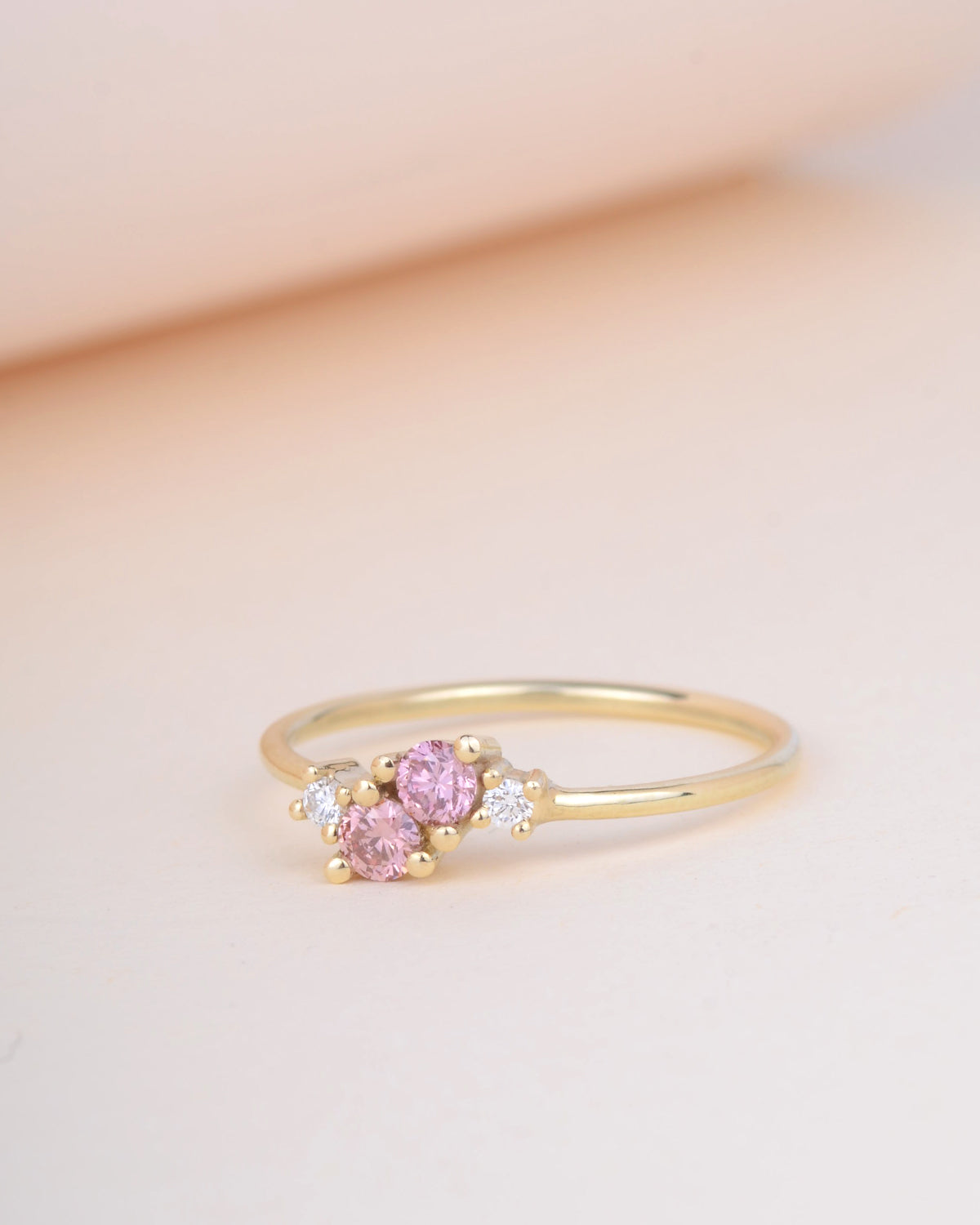 Ring 14k pink blush