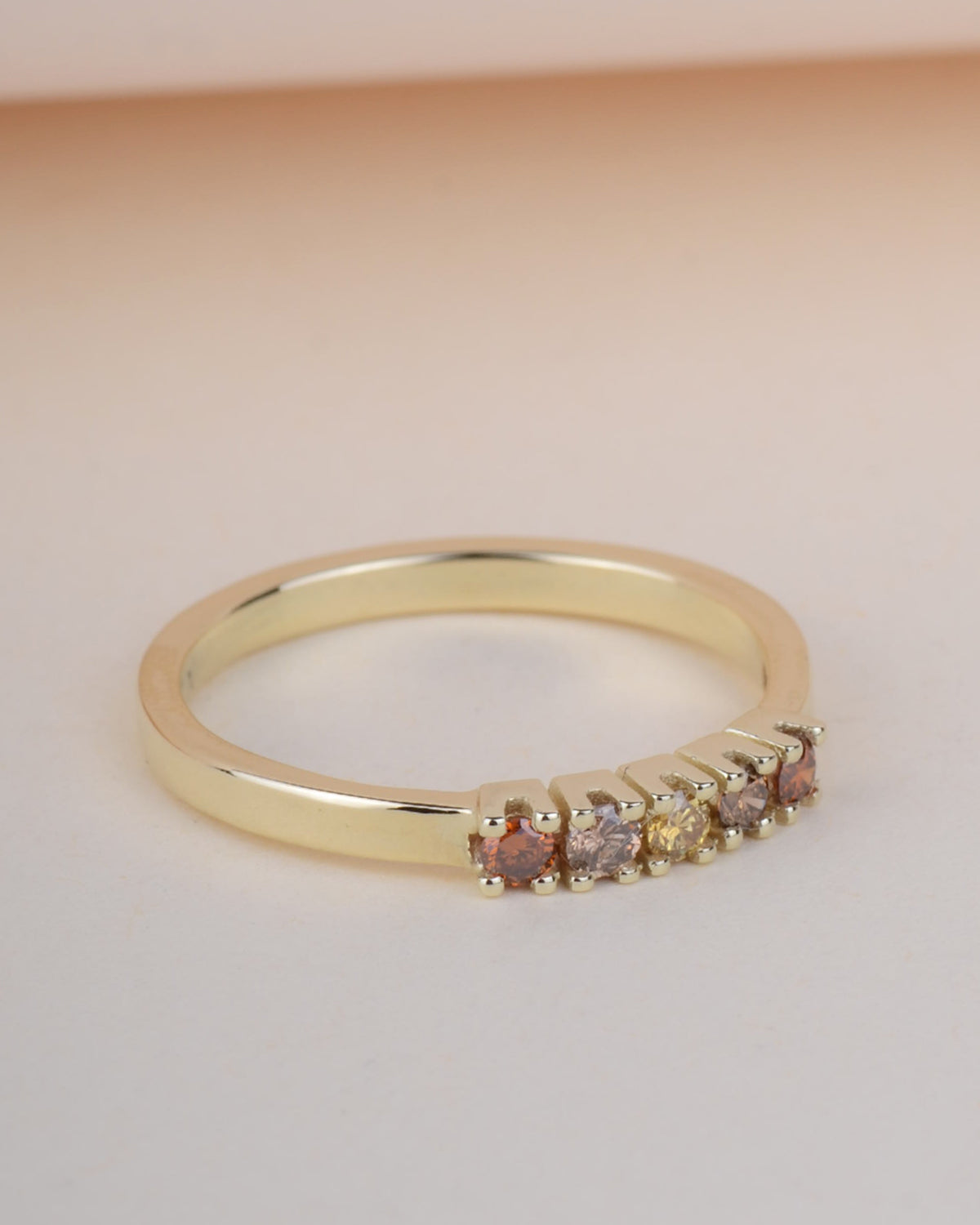 Ring 14k fall diamonds