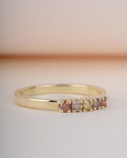 Ring 14k fall diamonds