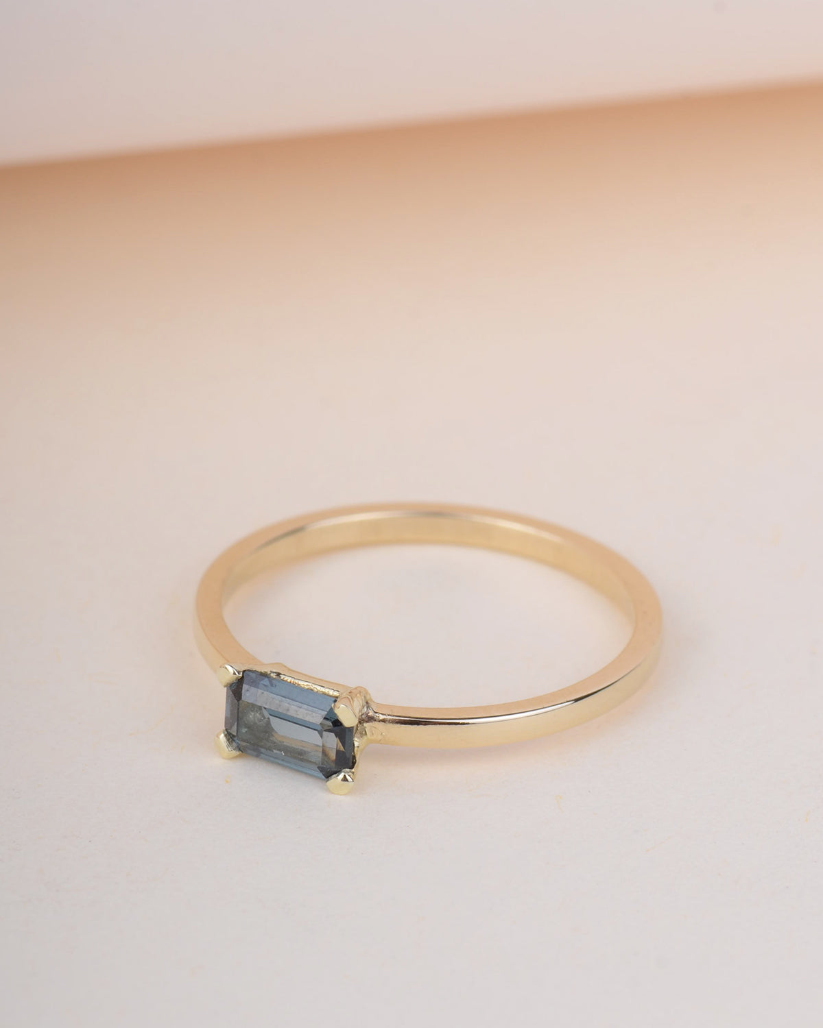 Ring 14k green forest
