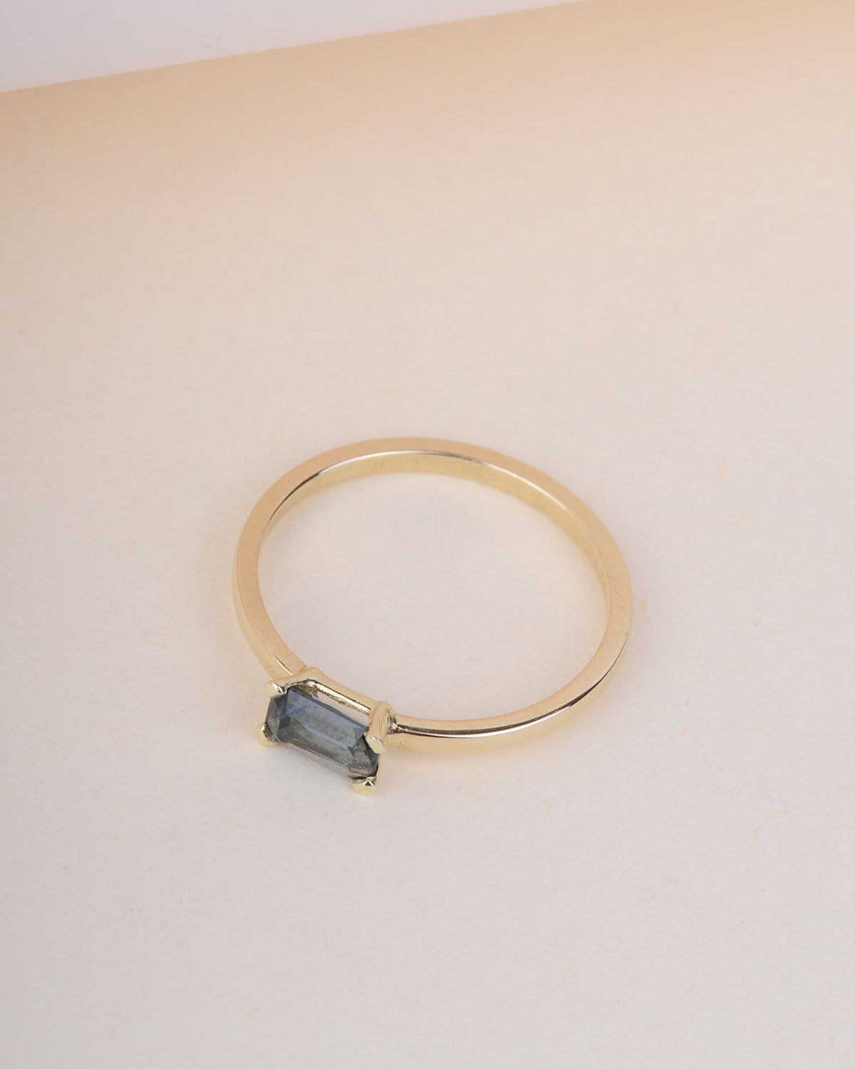 Ring 14k green forest