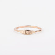 Ring 14k letter petite