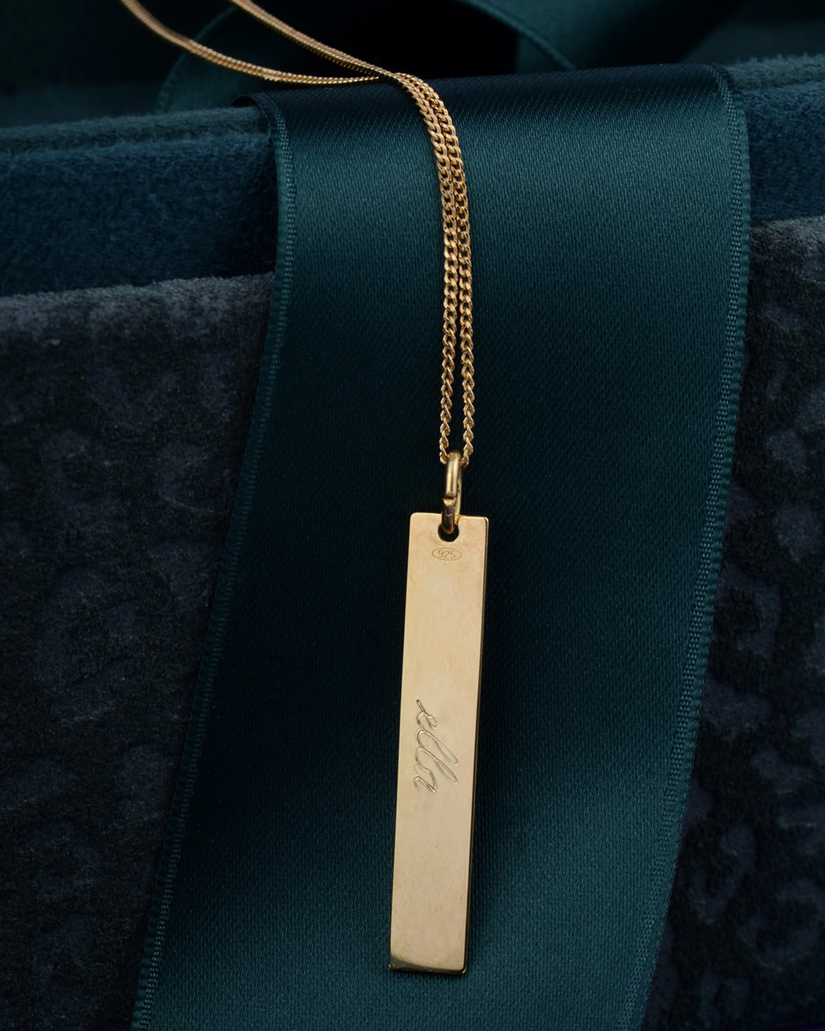 Written in gold hanger