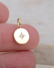 Guiding star hanger 14k