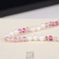 Armband 14k watermelon pearls