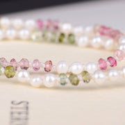 Bracelet 14k watermelon pearls