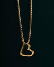 Hanger 14k big heart