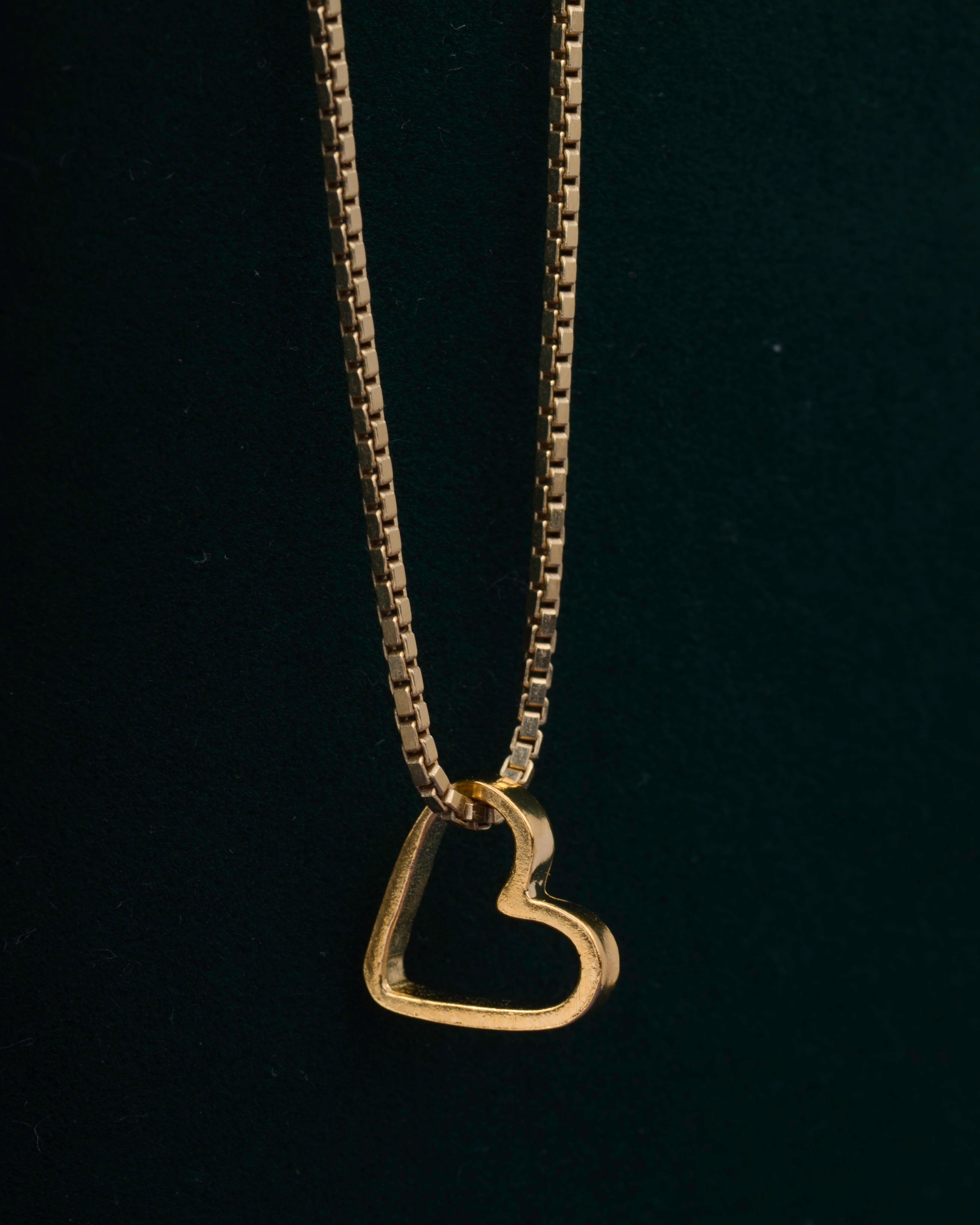 Hanger 14k big heart