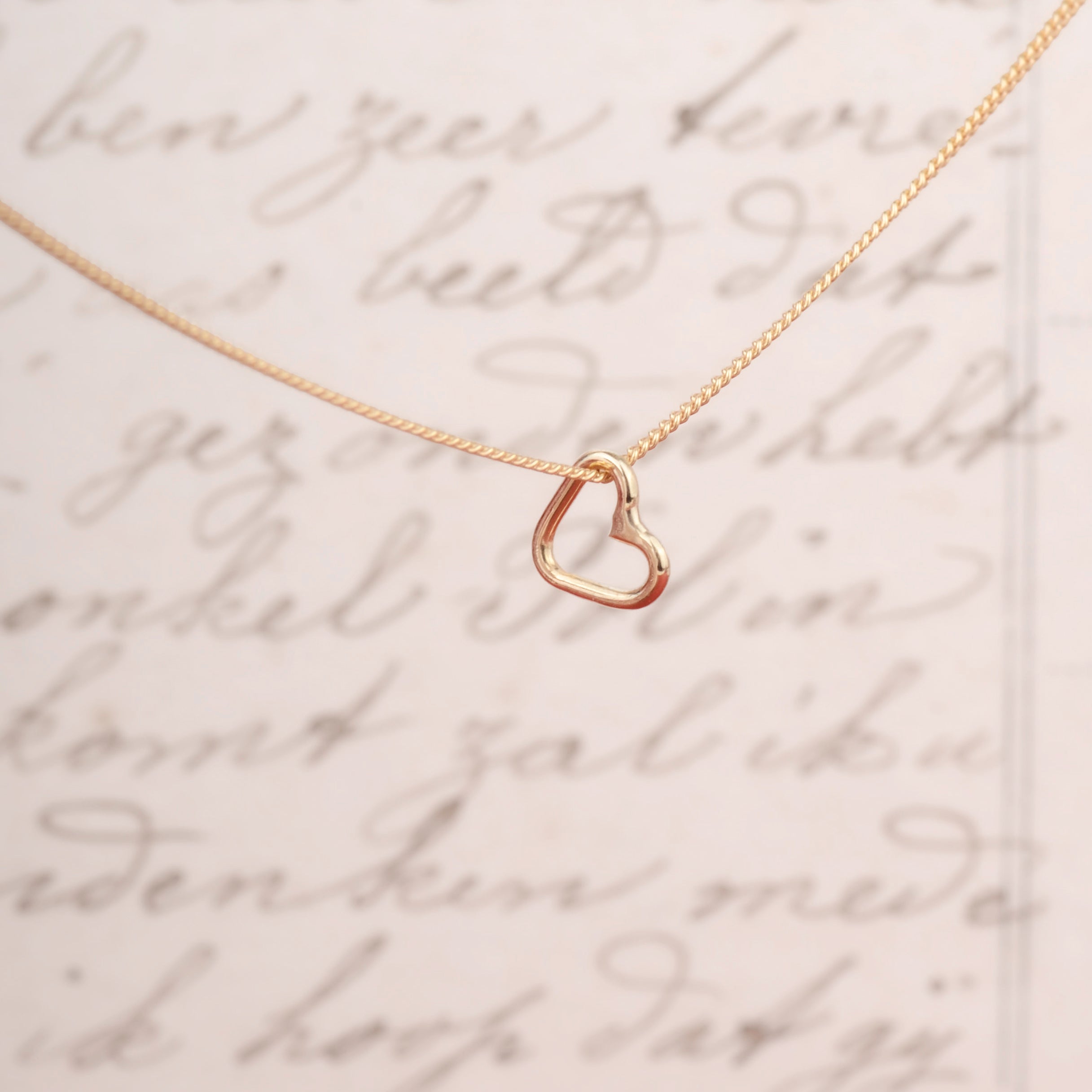 Hanger 14k heart