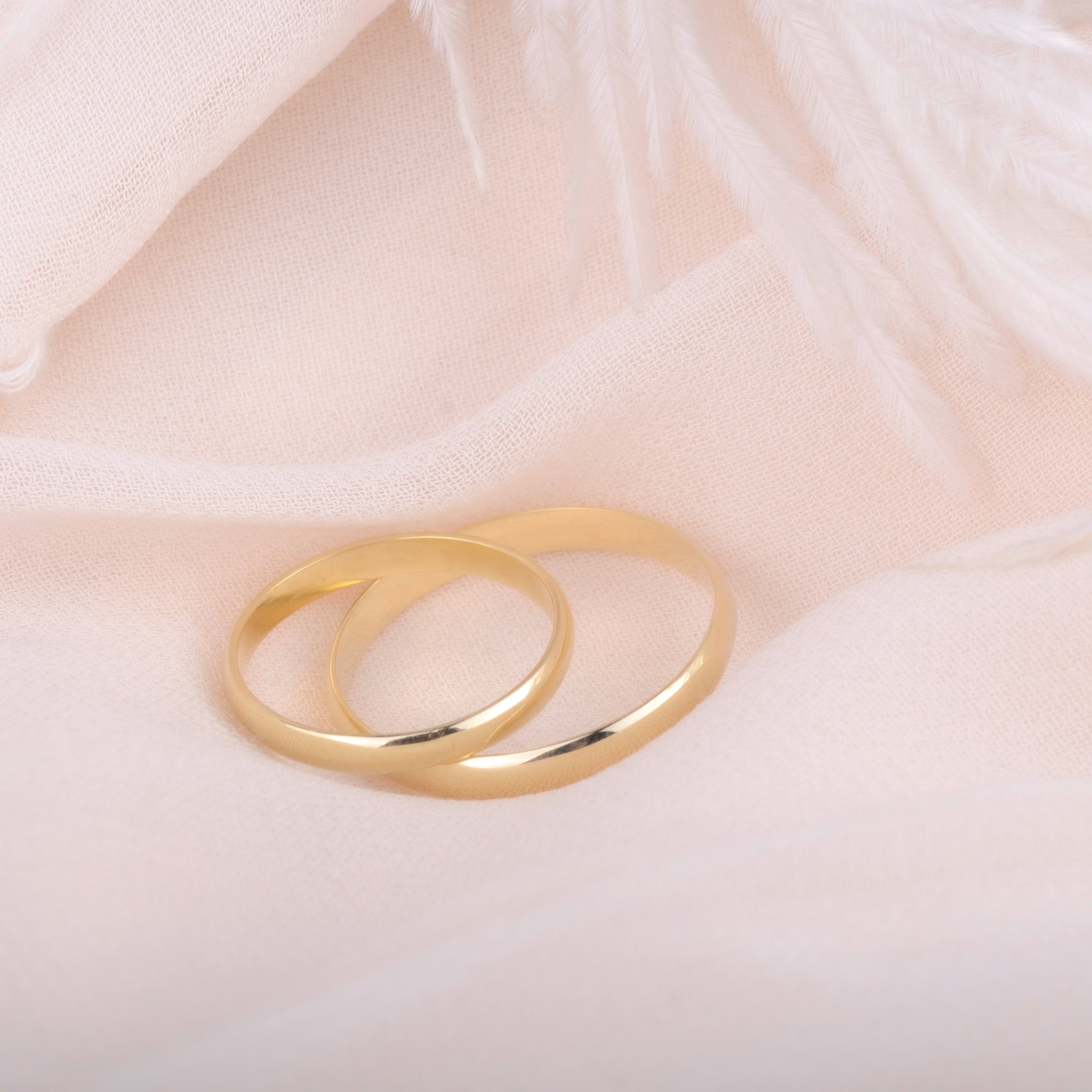 Trouwringen 14k Harry & Sally