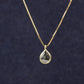 Ketting 14k diamond drop